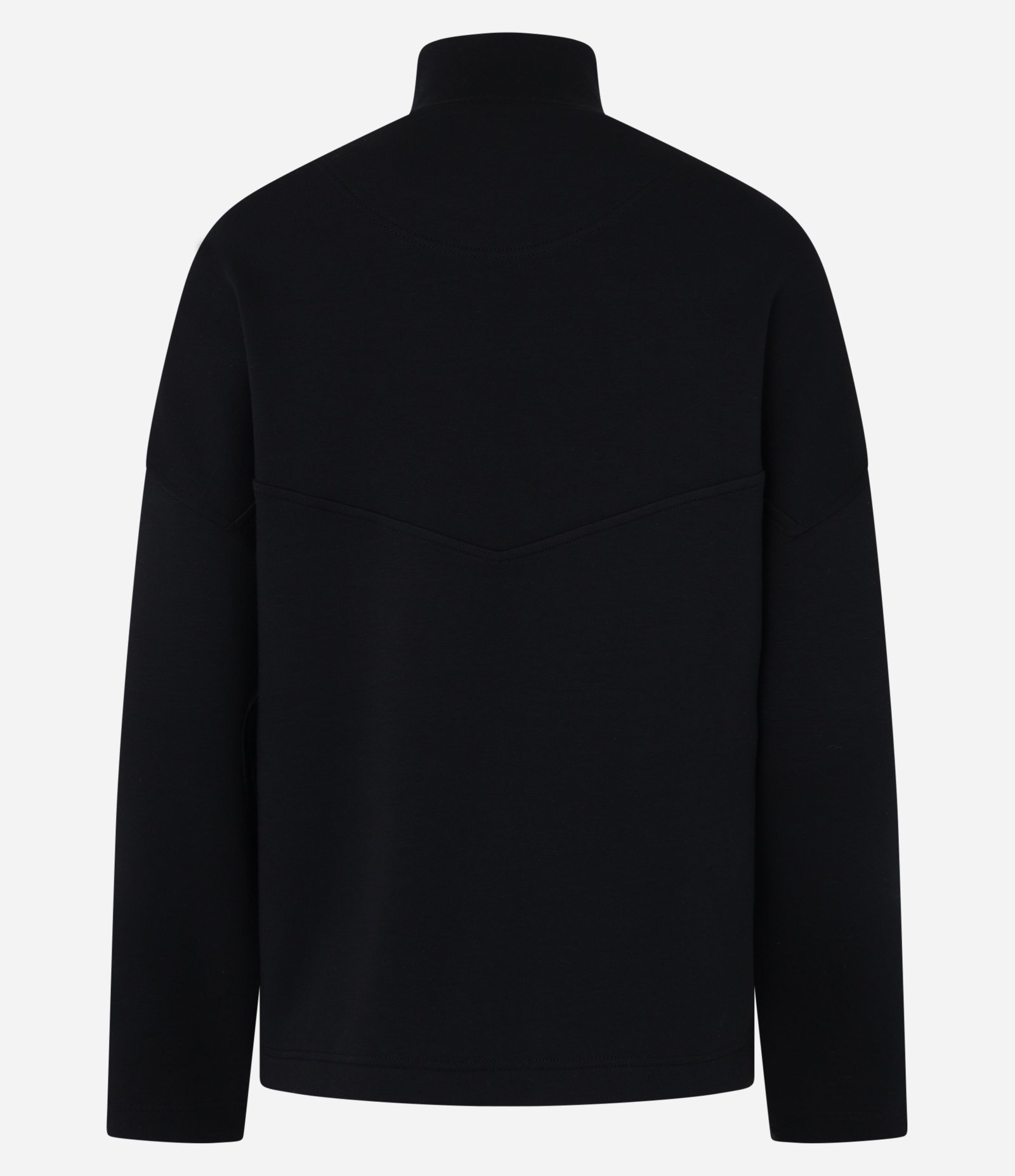 Blusa Comfort em Viscose com Gola Alta e Zíper Preto 6