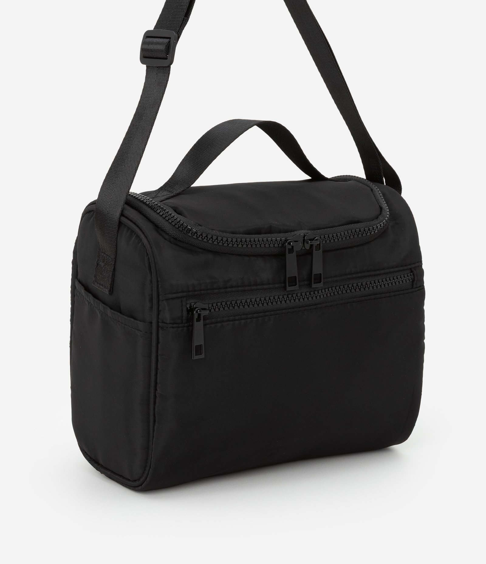 Lancheira com Bolsos e Alças Duplas Preto 1