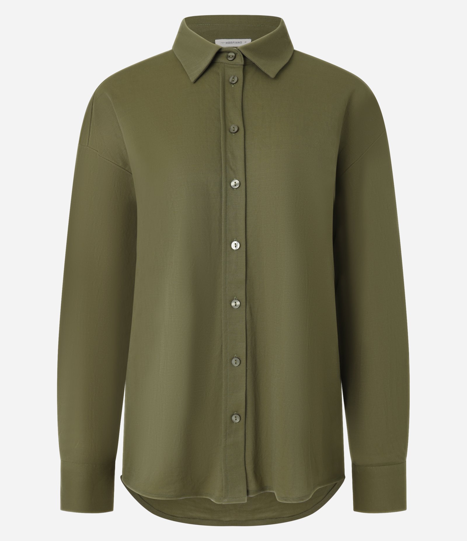 Camisa Regular em Malha Piquet com Prega nas Costas Verde 5