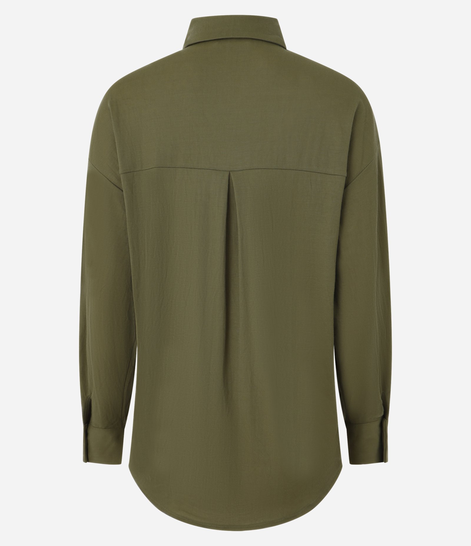 Camisa Regular em Malha Piquet com Prega nas Costas Verde 6