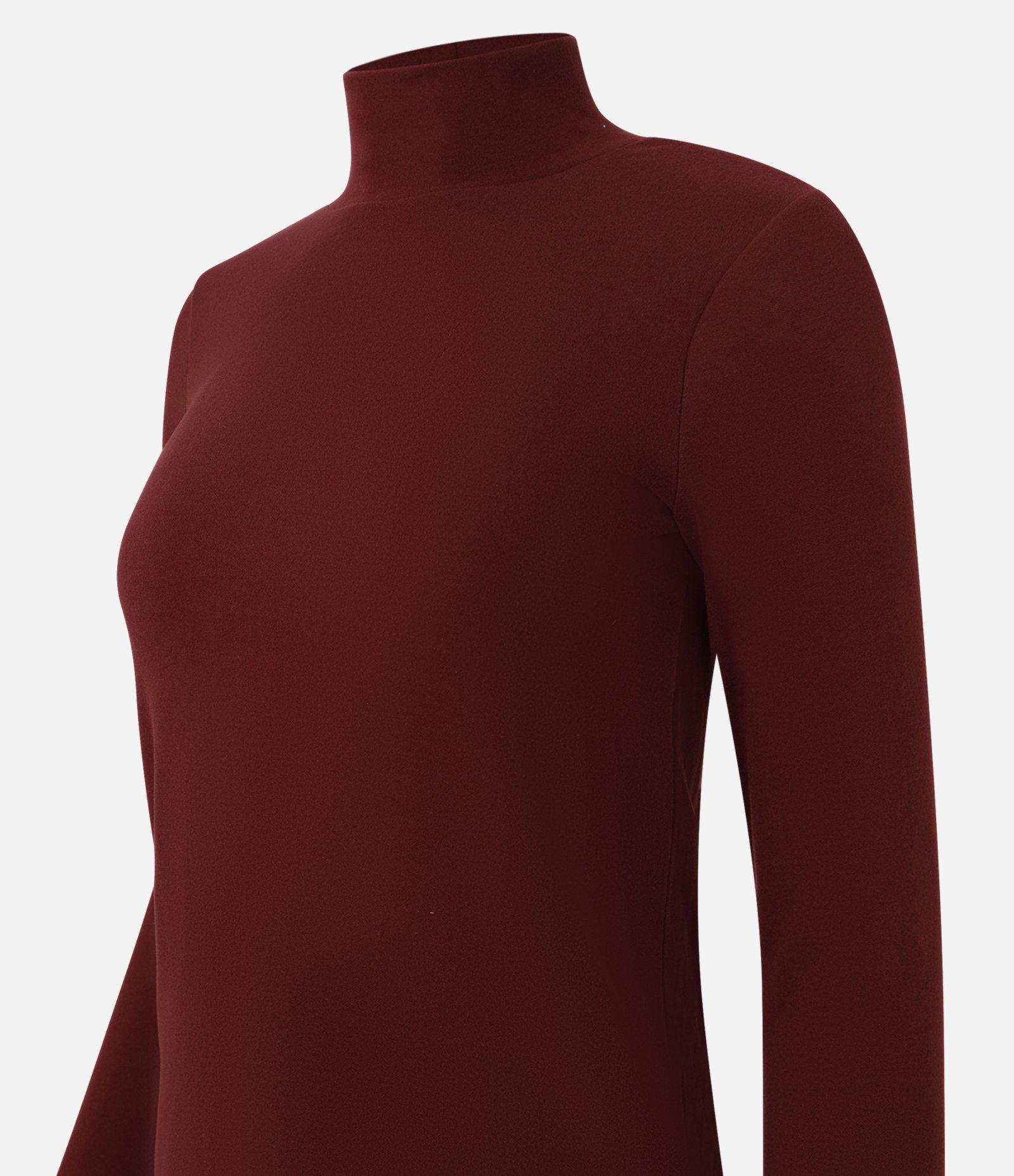 Suéter em Tricô com Gola Alta com Fundo Mescla 9