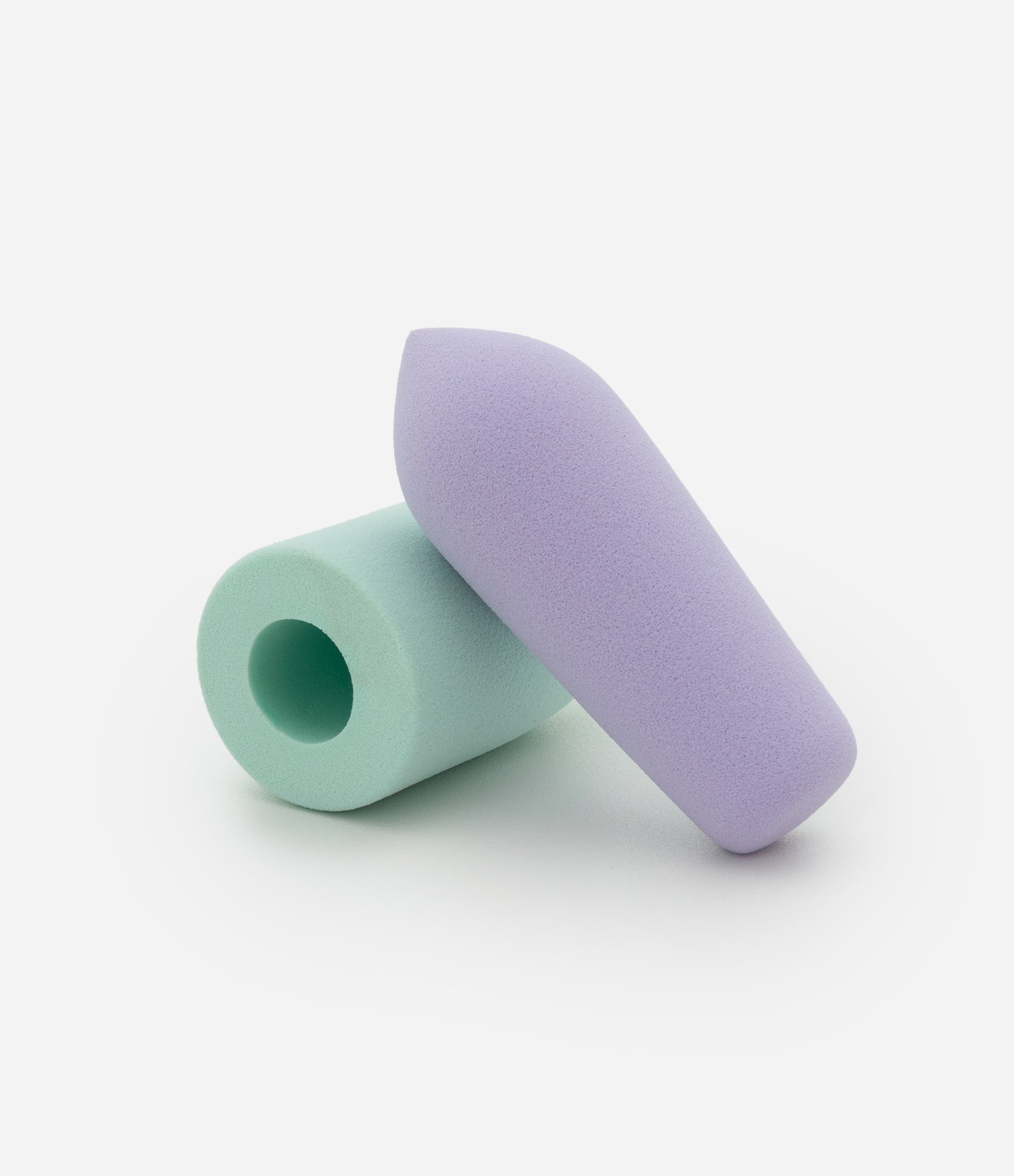 Conjunto 02 Esponjas de Dedo para Maquiagem Alchemia Roxo/Verde 2