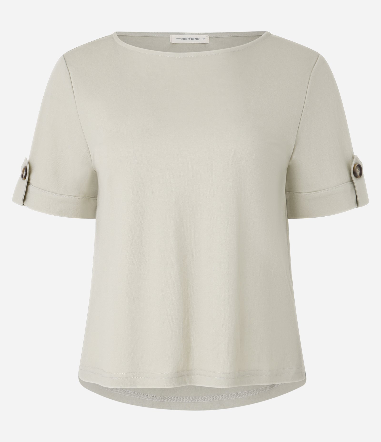 Blusa em Malha Piquet com Detalhe na Barra da Manga Verde Claro 5