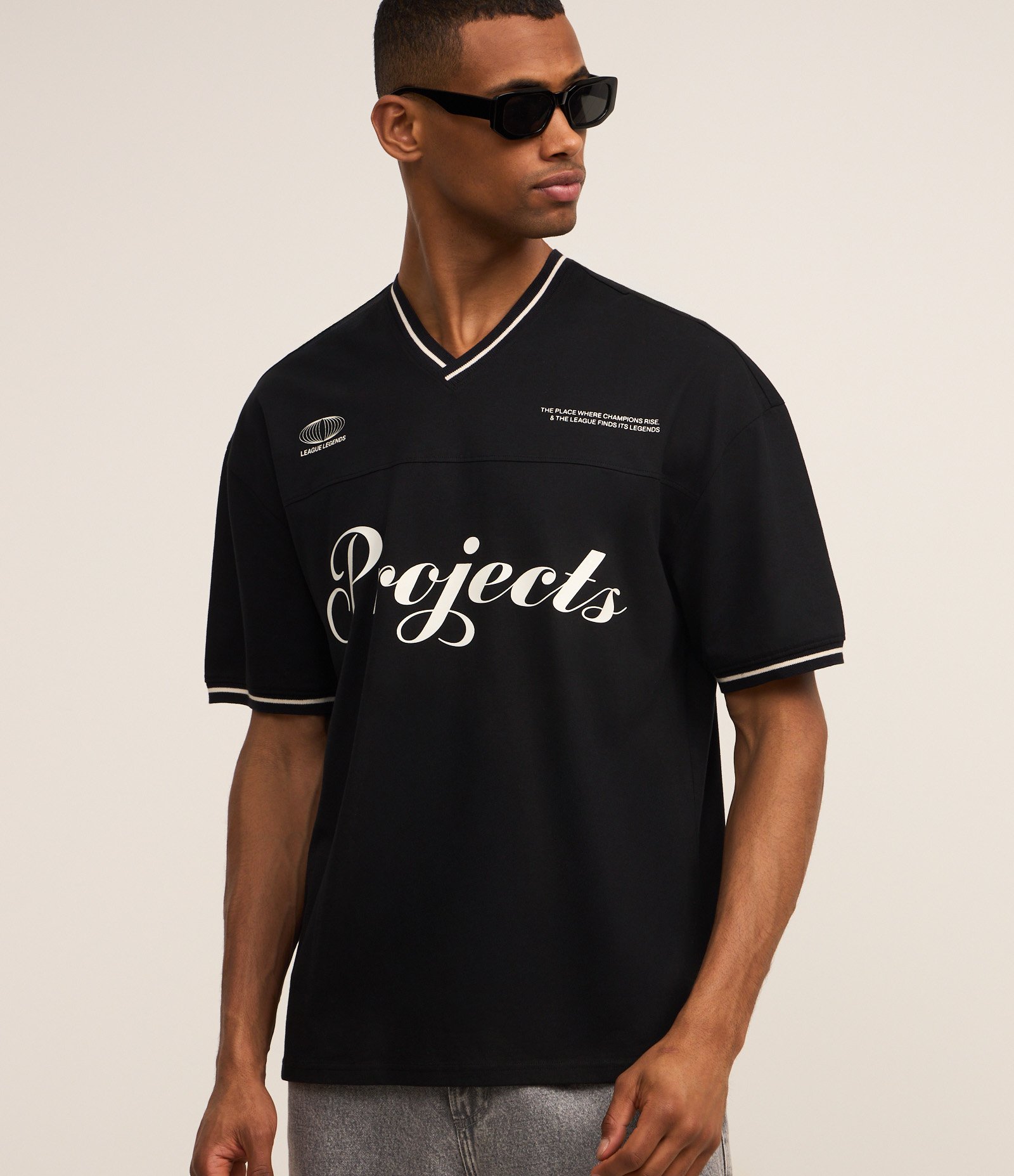 Camiseta em Algodão Sportcore com Estampa Lettering Contrastante Preto 1