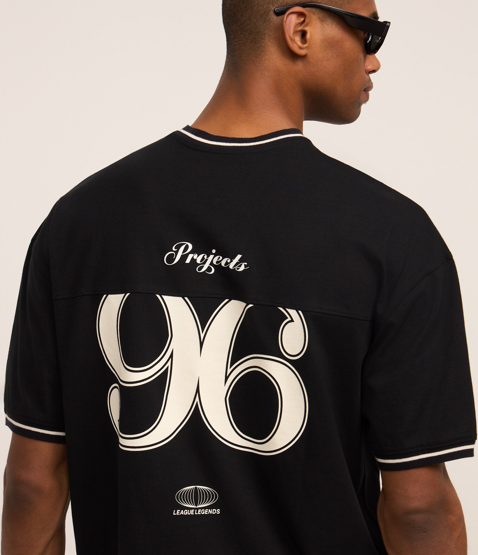 Camiseta em Algodão Sportcore com Estampa Lettering Contrastante Preto 4