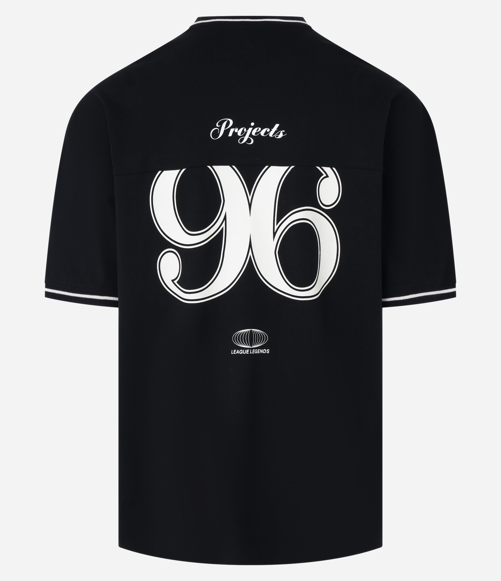 Camiseta em Algodão Sportcore com Estampa Lettering Contrastante Preto 7
