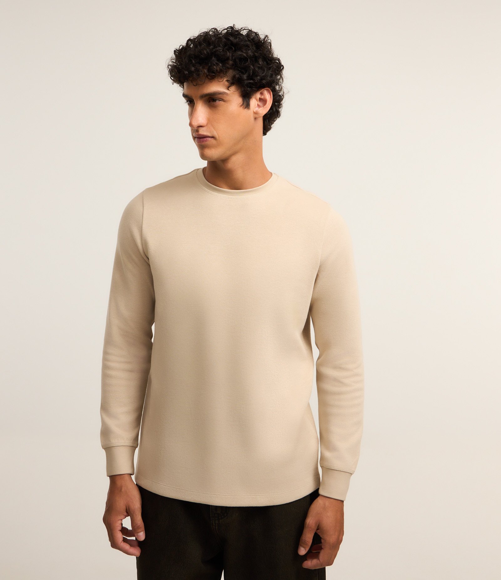 Blusão em Algodão com Punho Ajustado Off White 1