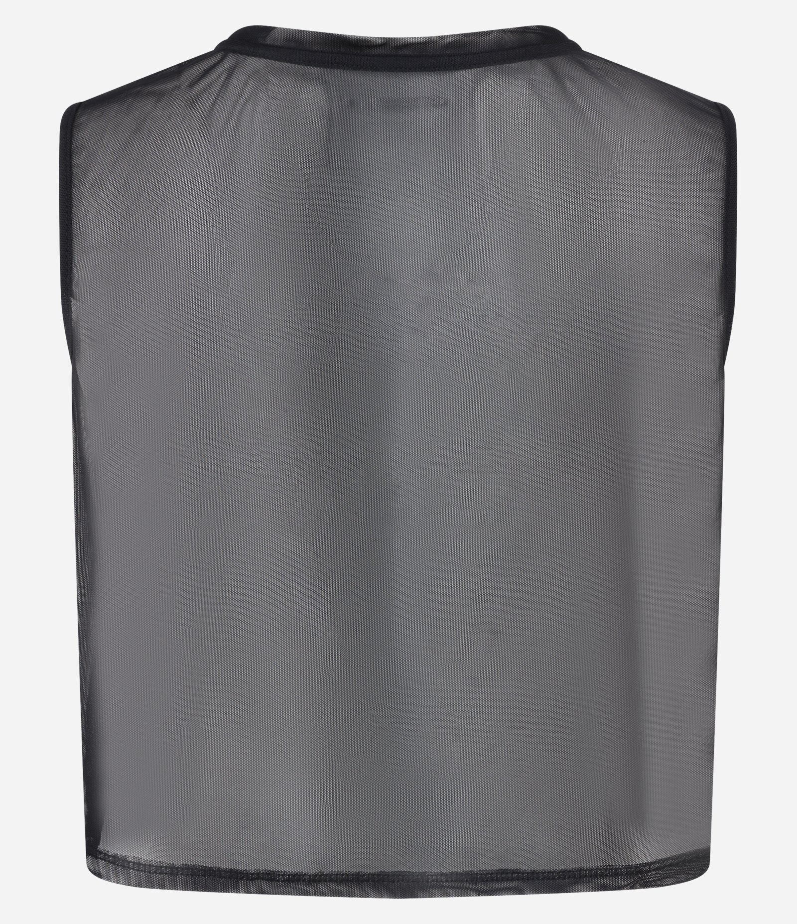 Blusa Regata em Microfibra com Estampa Localizada Preto 6