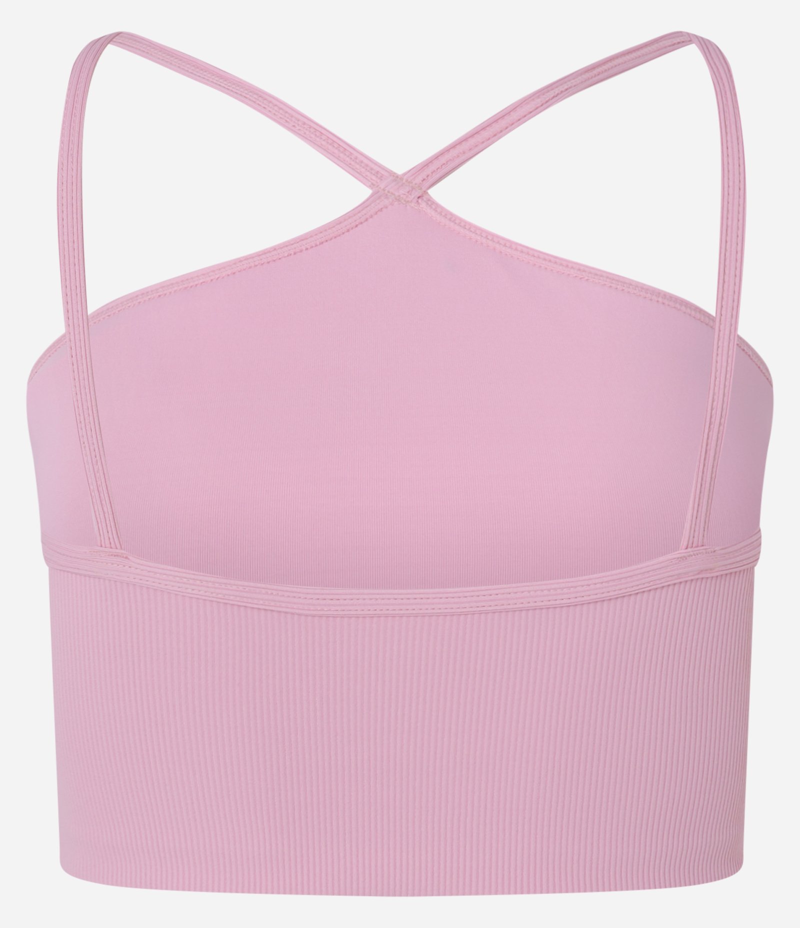 Top Esportivo Com Bojo Textura Canelada E Decote Halter 7