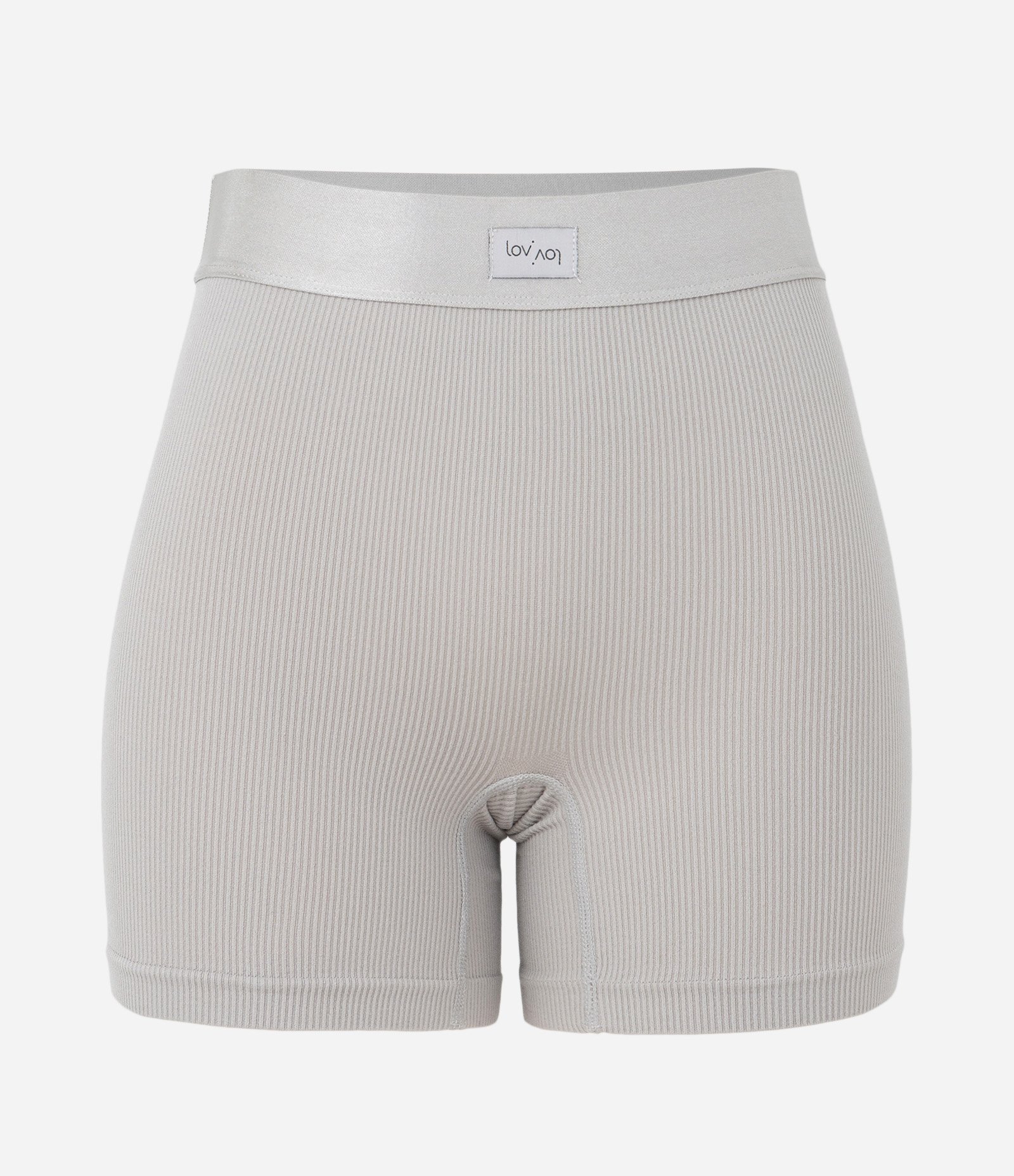 Bermuda Seamless Texturizada com Cós Elástico Cinza 5