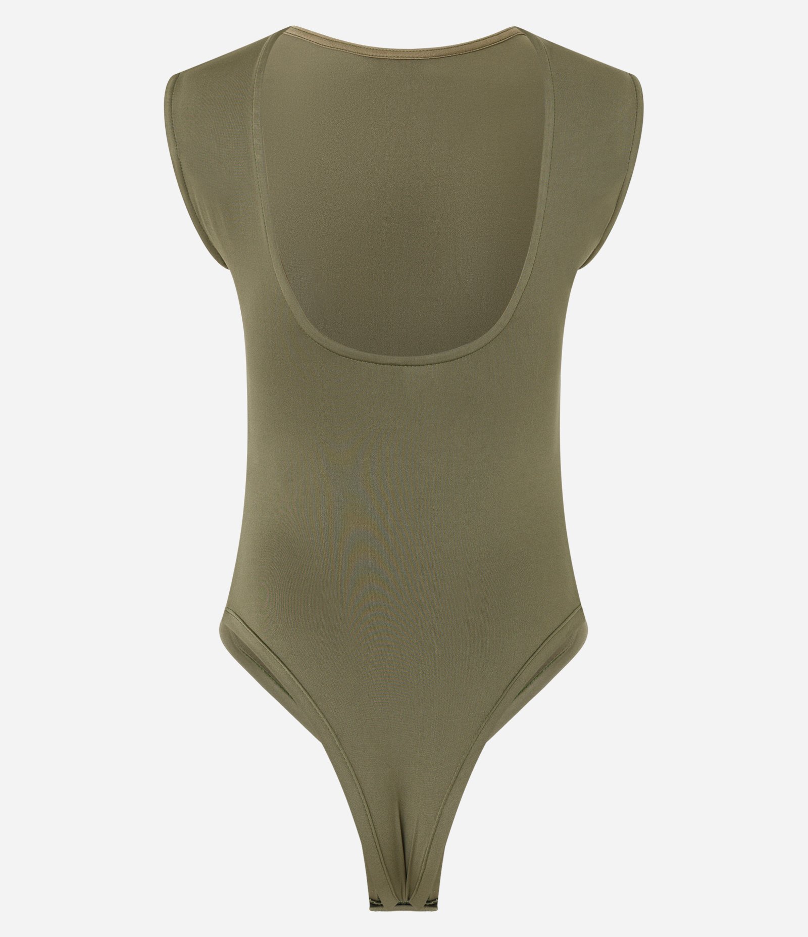 Body em Microfibra com Cava Japonesa e Costas Abertas Verde 6