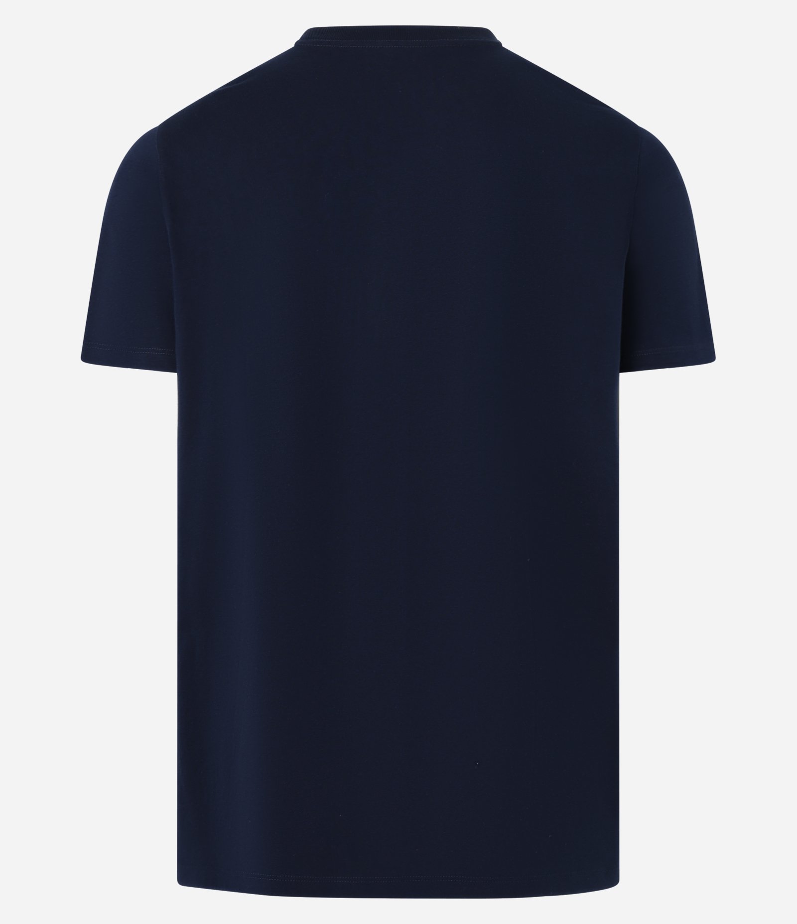 Camiseta Regular Básica em Algodão Azul Marinho 6