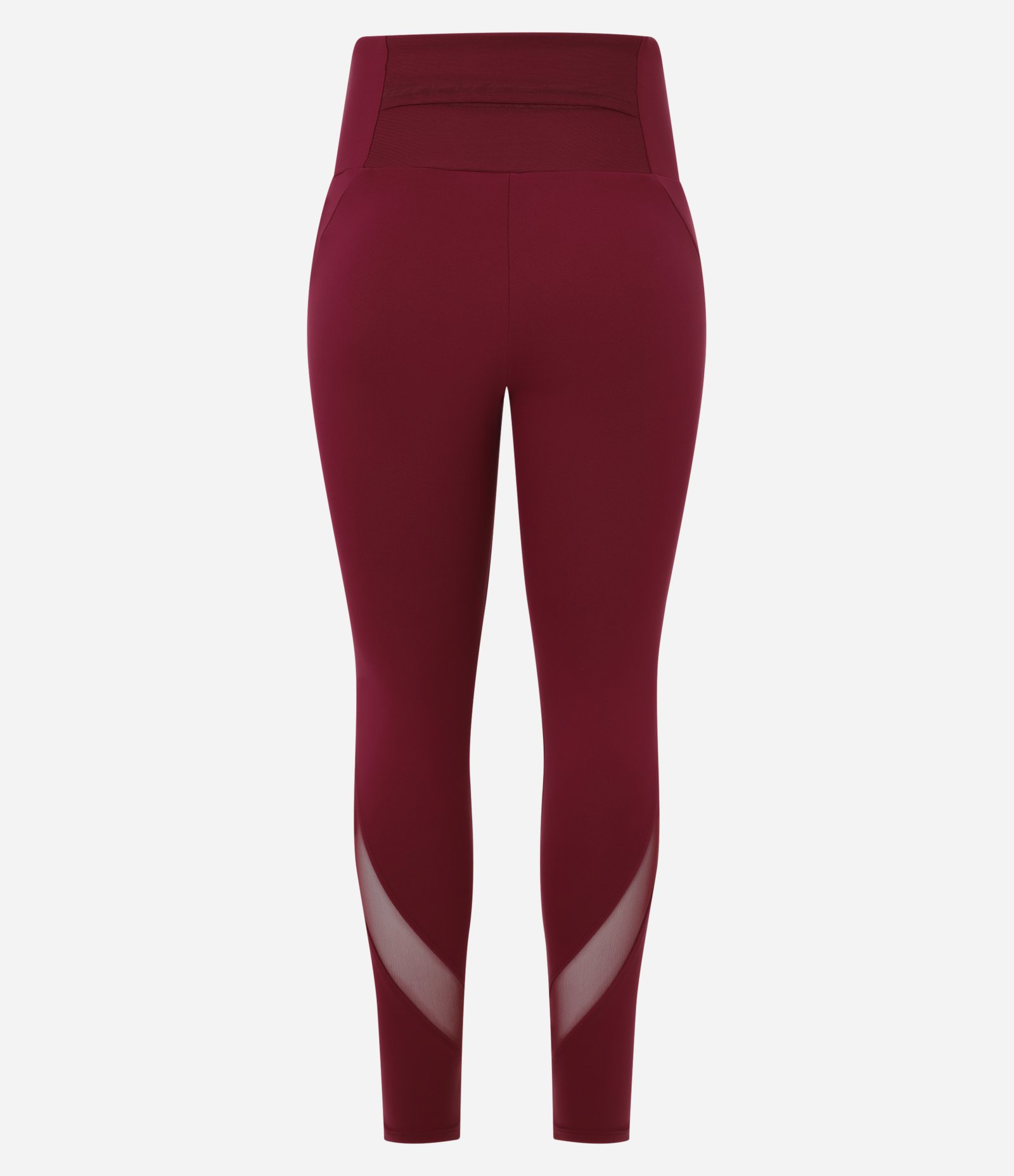 Calça Legging Esportiva em Microfibra com Bolso no Cós Vermelho 6