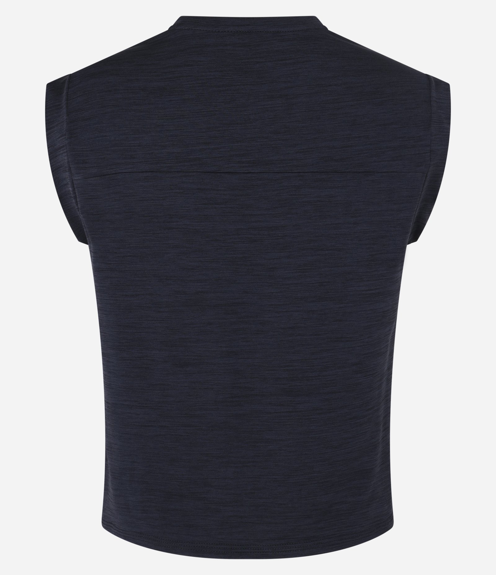 Camiseta Esportiva Ampla em Microfibra com Mangas Curtas Azul 6