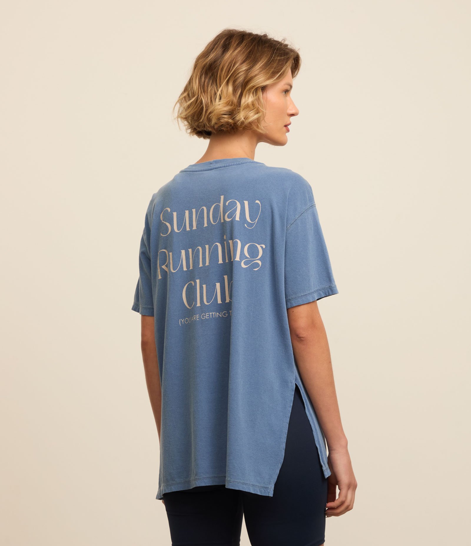 Camiseta Esportiva em Algodão Estonado com Estampa SRC Azul 3