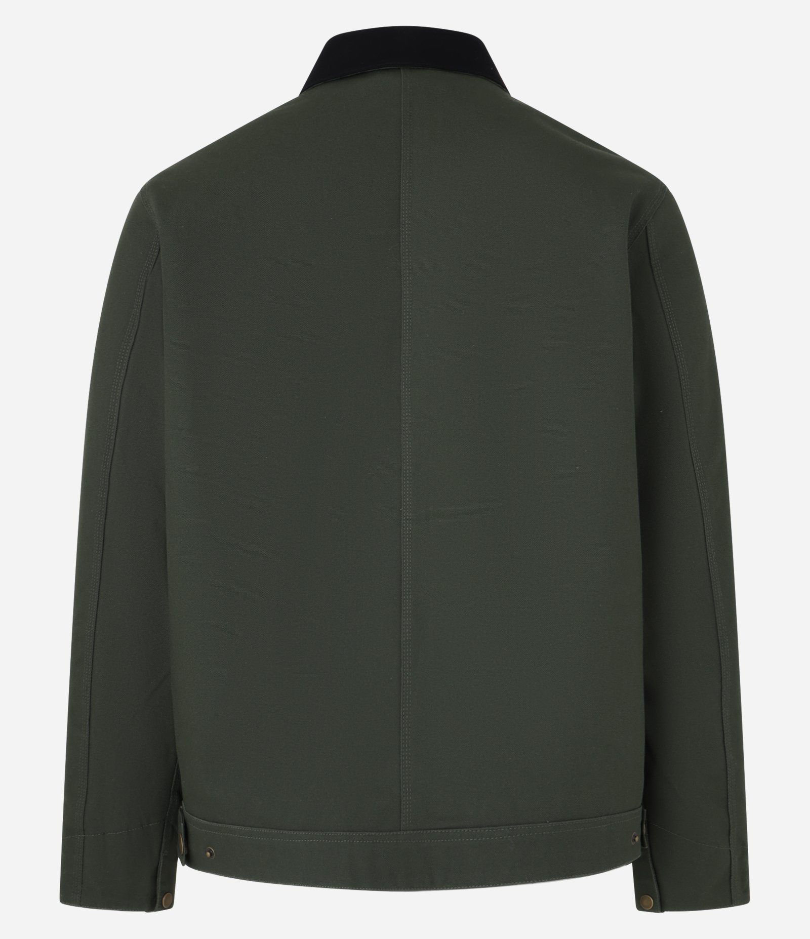 Jaqueta Trucker em Sarja com Textura e Bolsos Verde 9