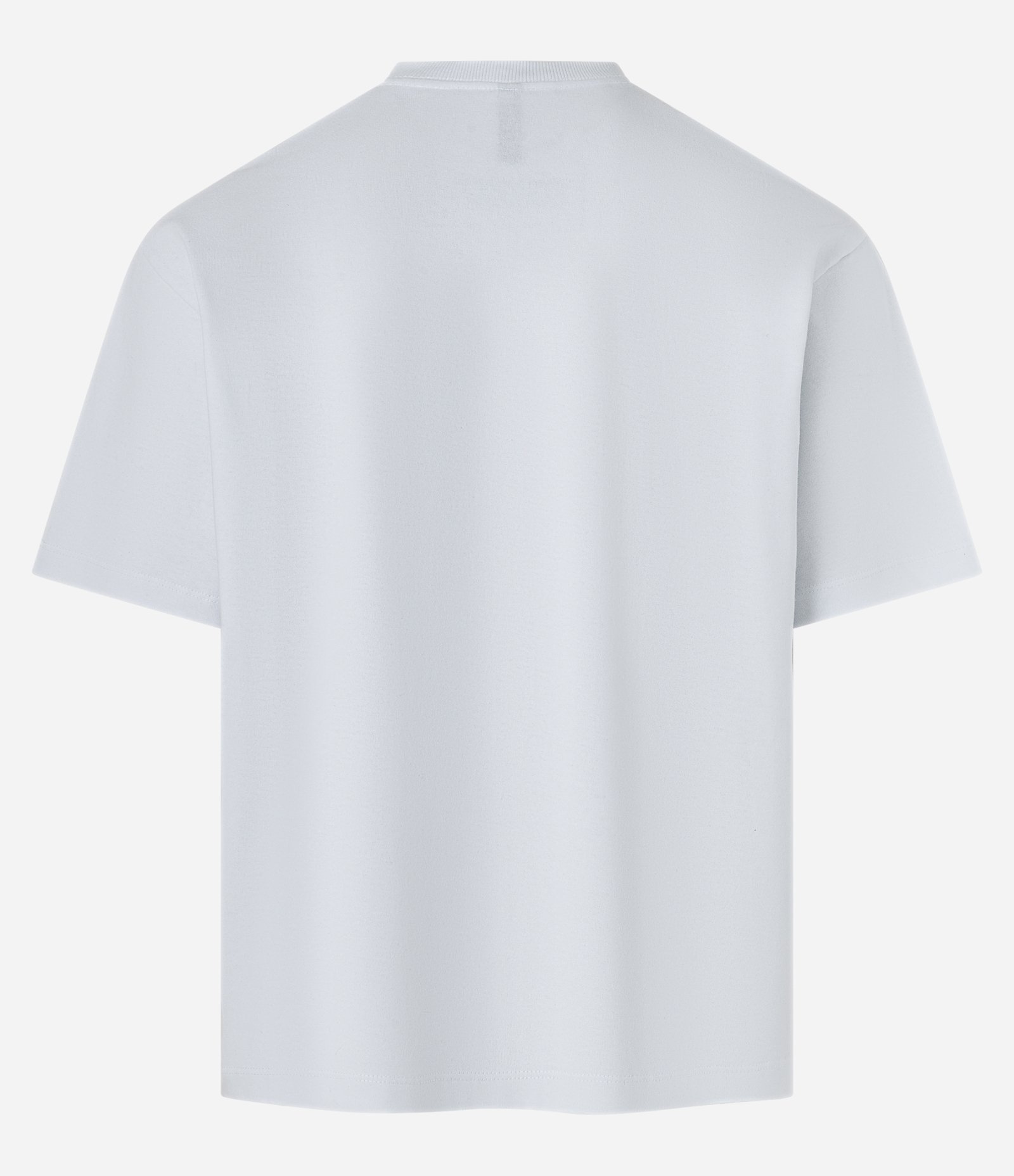 Camiseta Boxy em Ultra Cotton com Gola Redonda Branco 6
