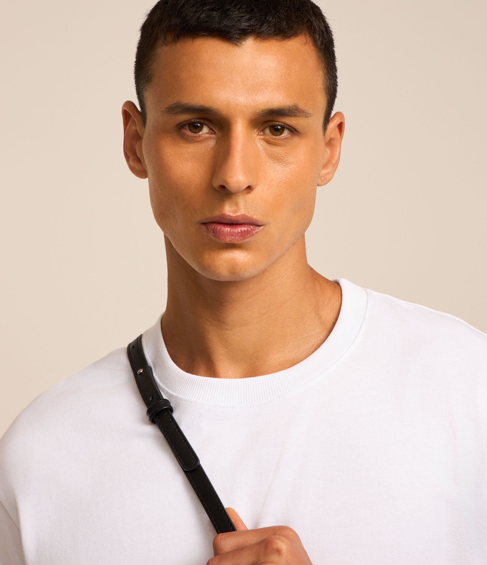 Camiseta Boxy em Ultra Cotton com Gola Redonda Branco 3