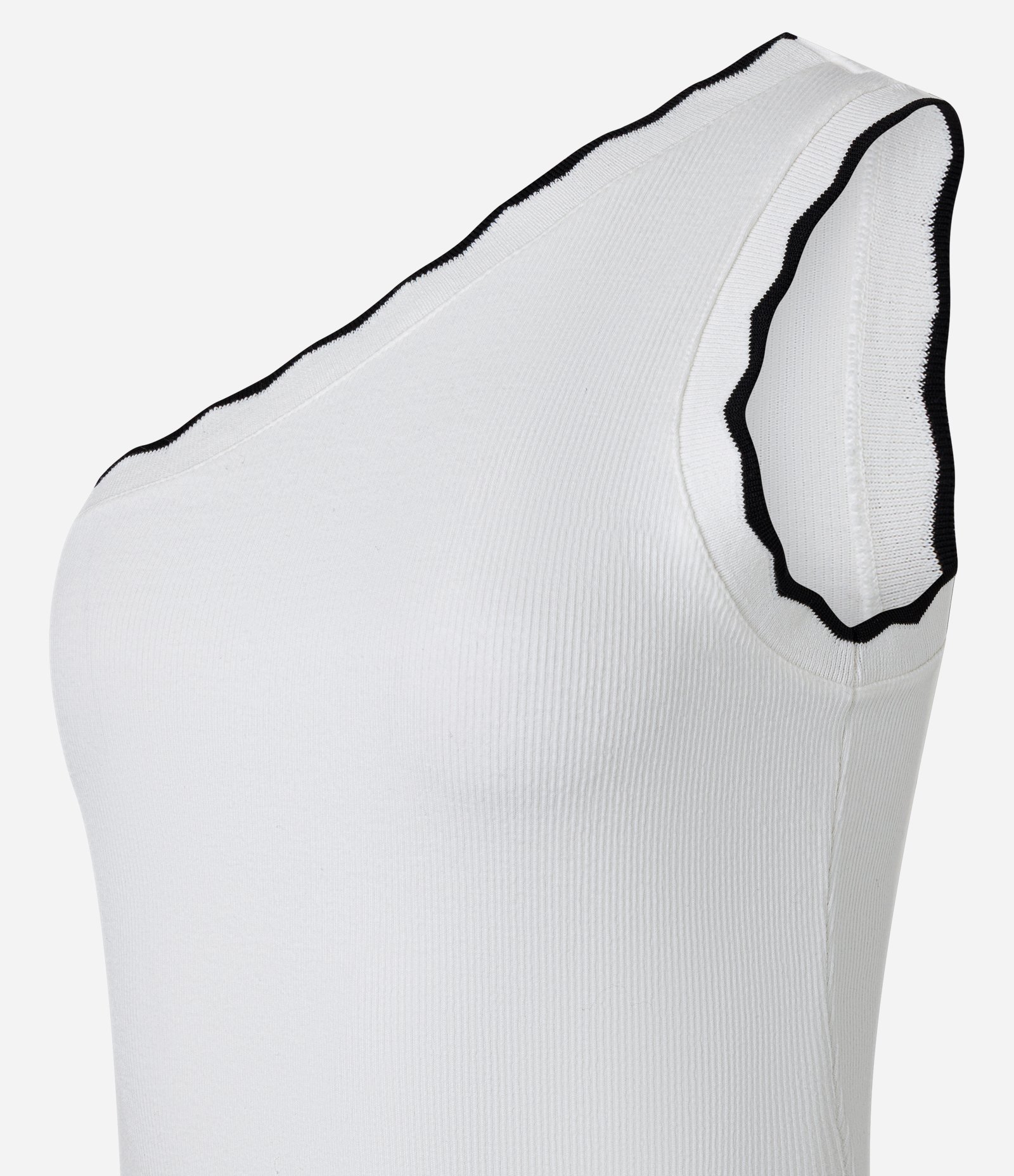 Blusa Ombro Só em Ribana com Contraste Branco Neve 6