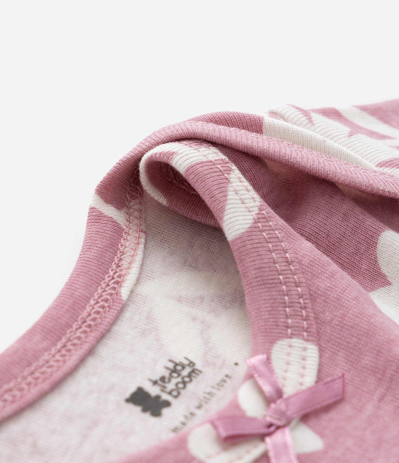 Body Infantil com Estampa de Florzinhas - Tam 0 a 18 meses Rosa 5