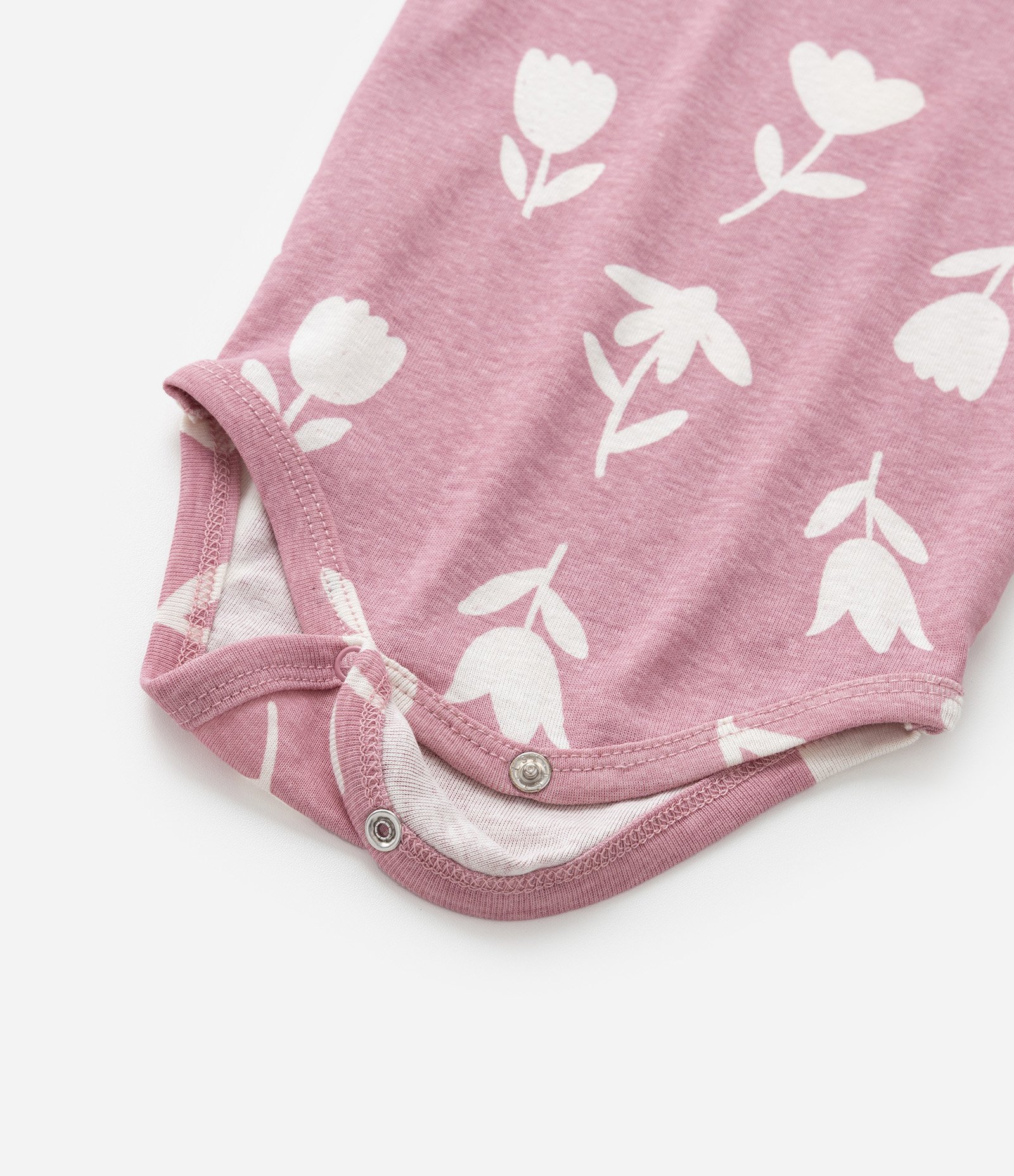 Body Infantil com Estampa de Florzinhas - Tam 0 a 18 meses Rosa 6