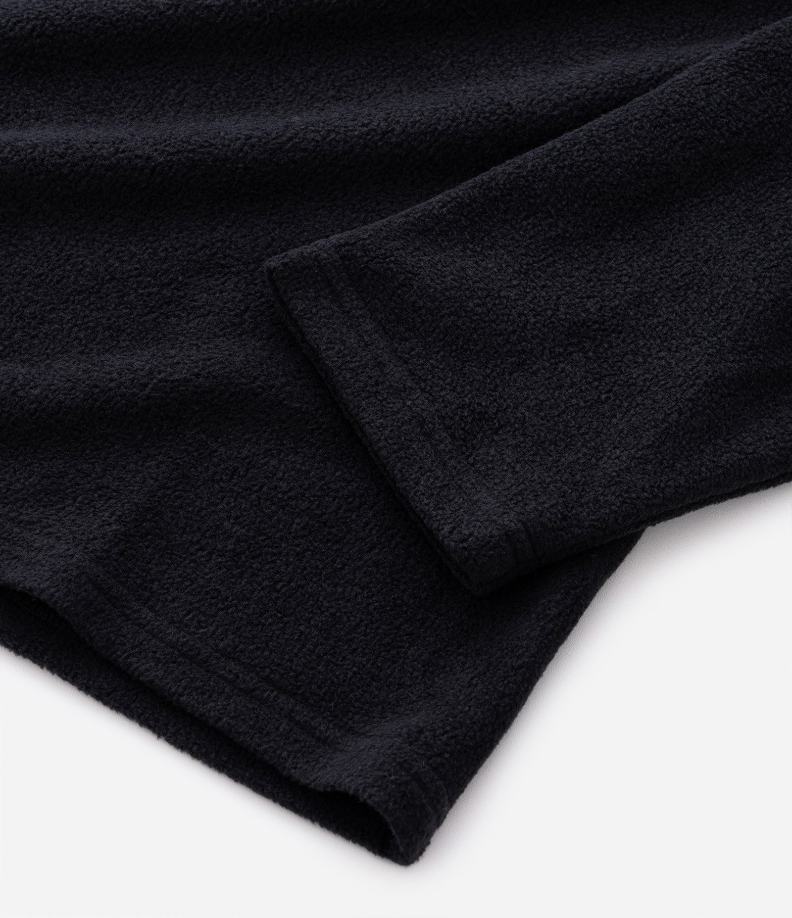 Camisa de Pijama em Plush com Botões Preto 9