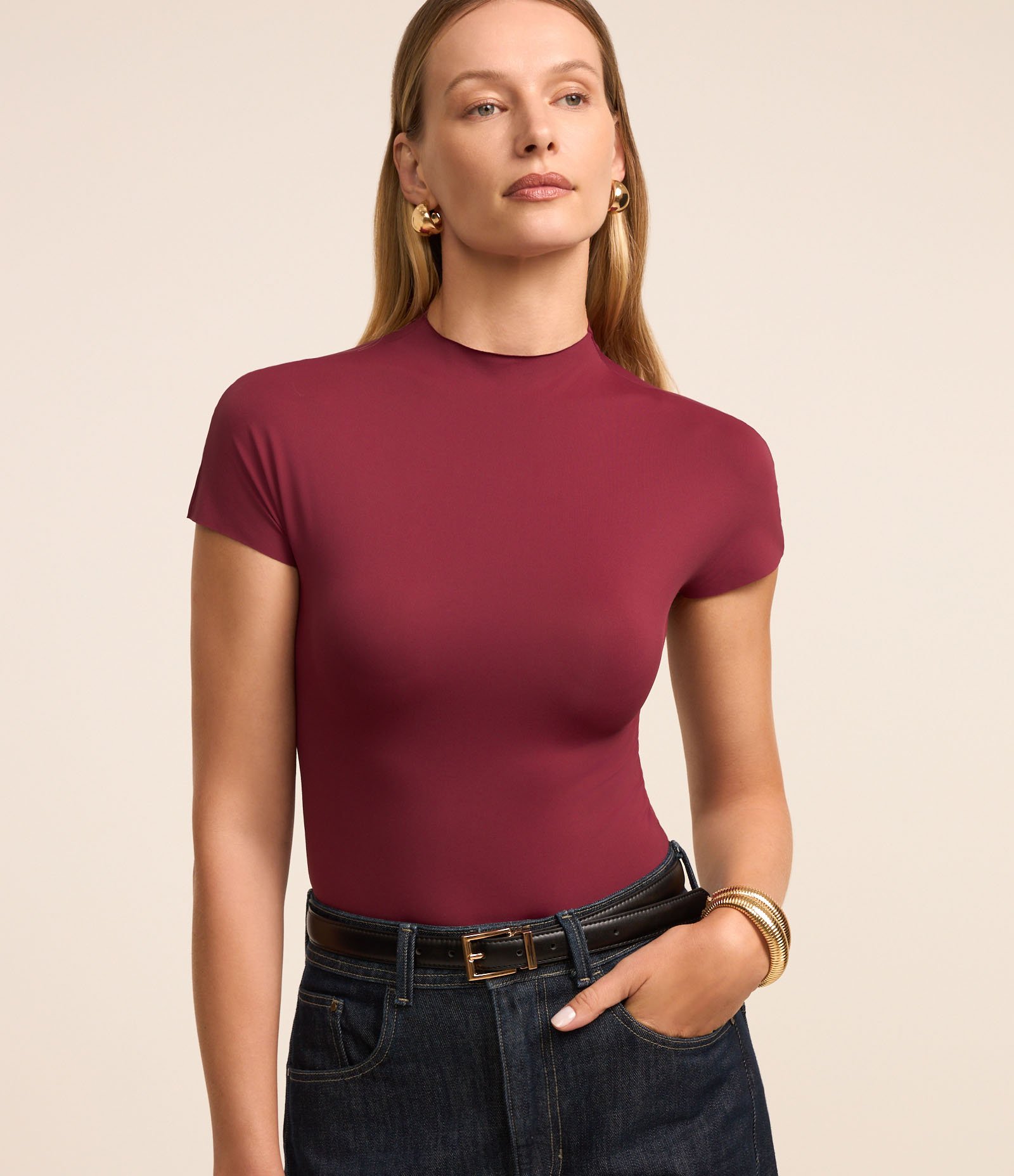 Body em Microfibra com Golinha Média 1