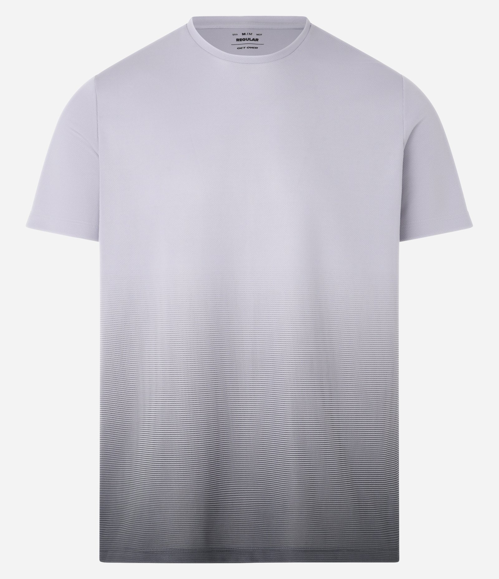 Camiseta Esportiva Degrade Sublimada Cinza 5
