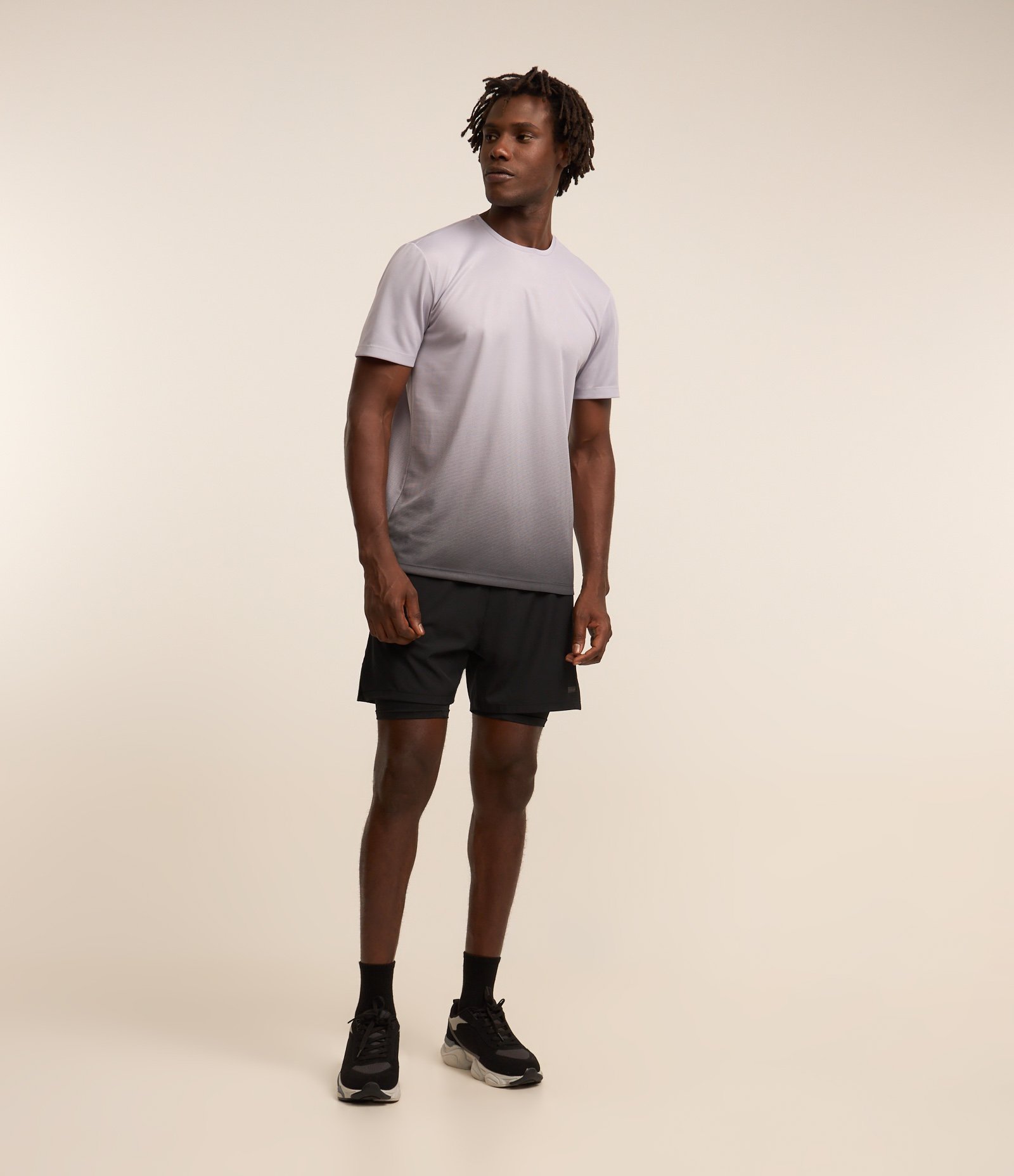 Camiseta Esportiva Degrade Sublimada Cinza 2