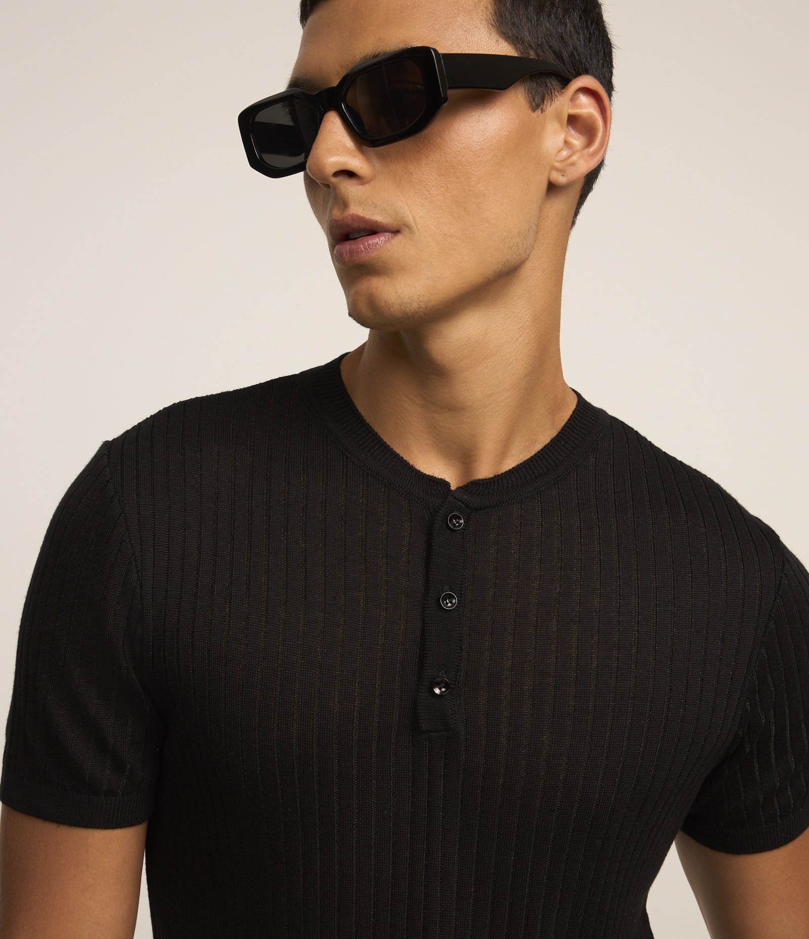 Camisa Polo Canelada com Gola Padre 3