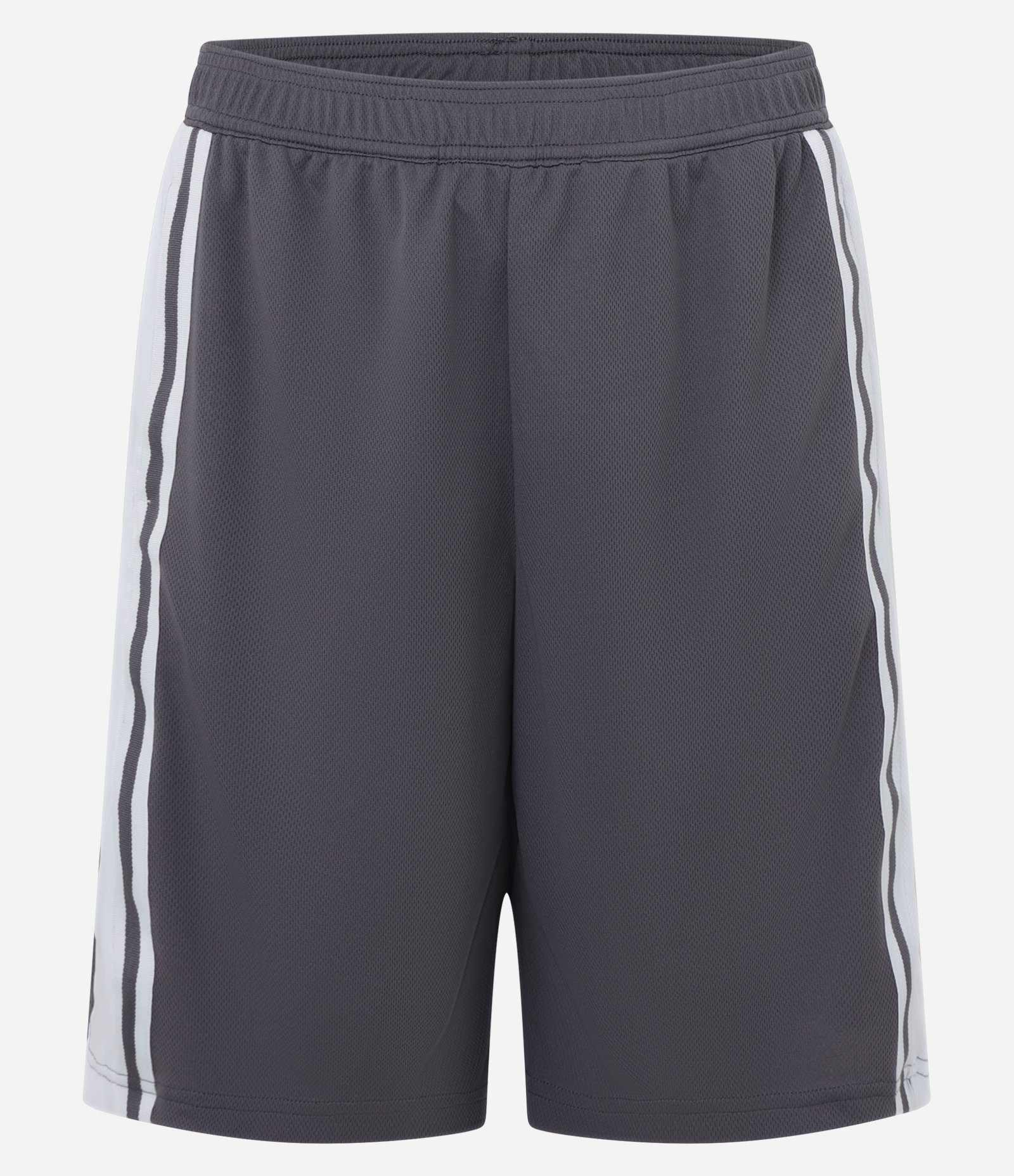 Bermuda de Basquete em Tecnologia Dry com Listras Cinza 6