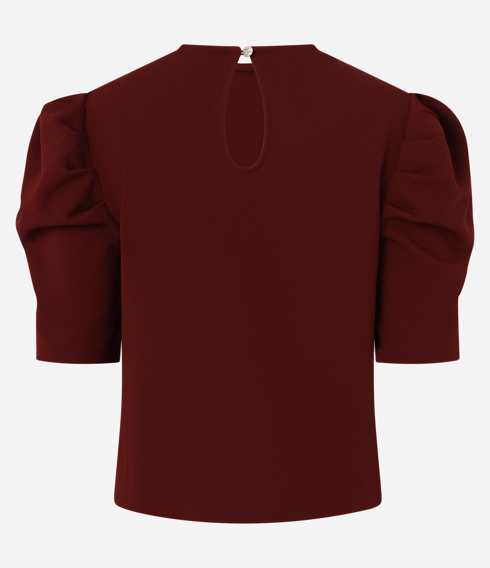 Blusa em Crepe com Manga Bufante e Fechamento nas Costas 7