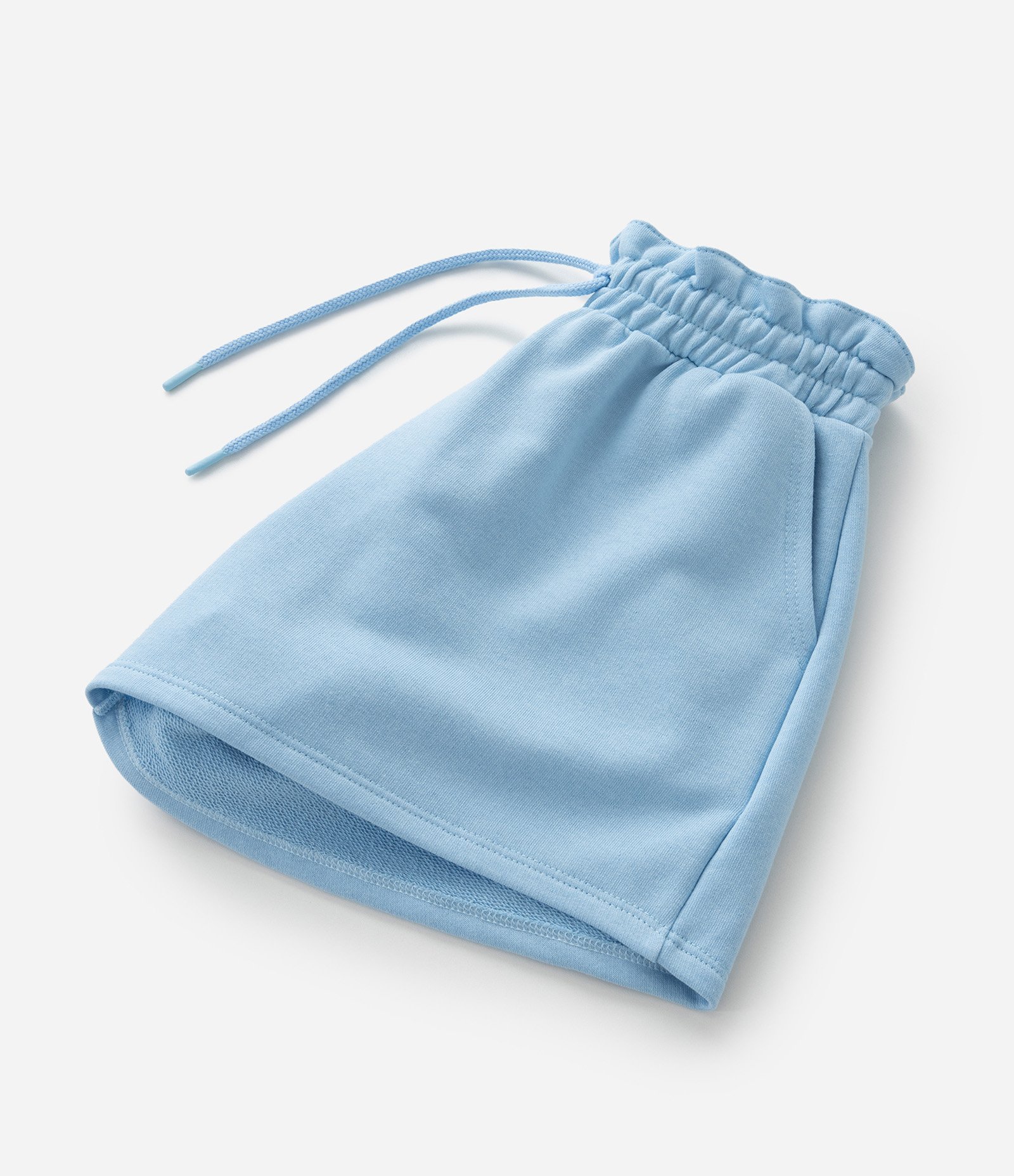 Short Clochard Infantil em Moletinho com Bolso - Tam 5 a 14 Anos Azul 5