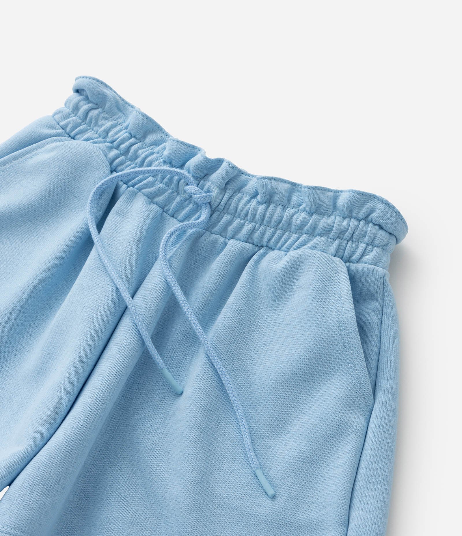 Short Clochard Infantil em Moletinho com Bolso - Tam 5 a 14 Anos Azul 6