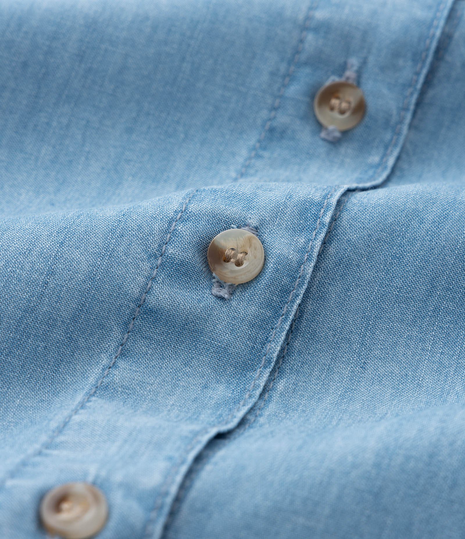 Vestido Chemise Jeans e Barra Assimétrica Curve & Plus Size Azul 6