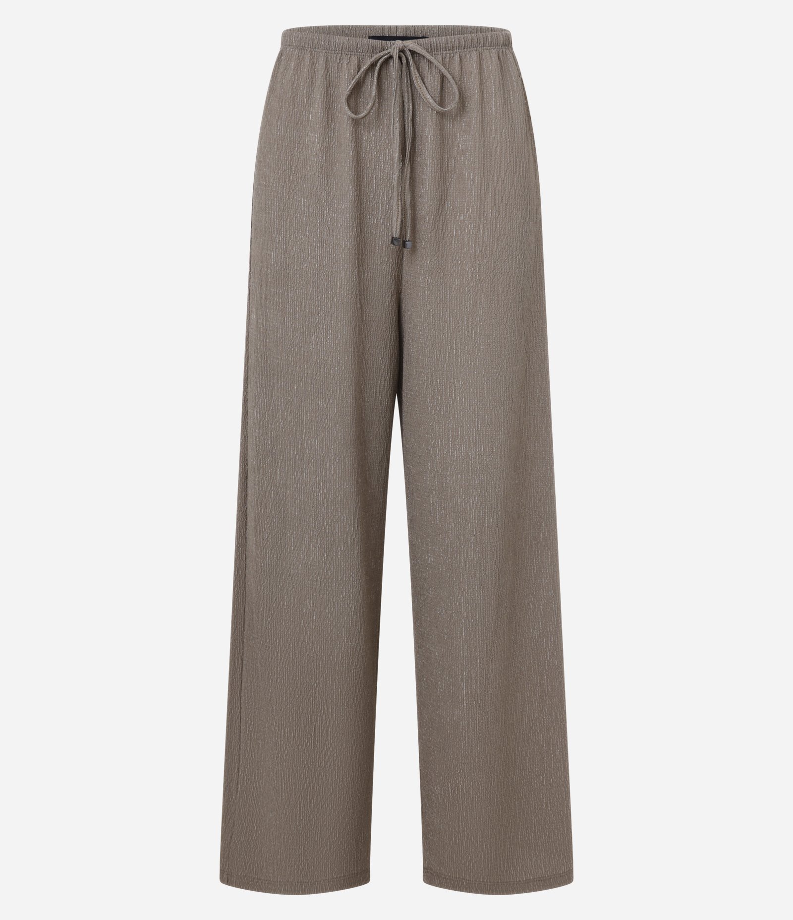 Calça Wide Leg com Textura e Elástico na Cintura 5