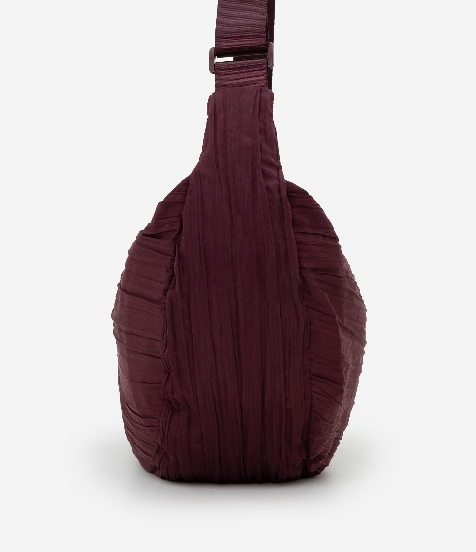 Bolsa Hobo Shoulder Média com Alça Transversal Regulável Bordô 2