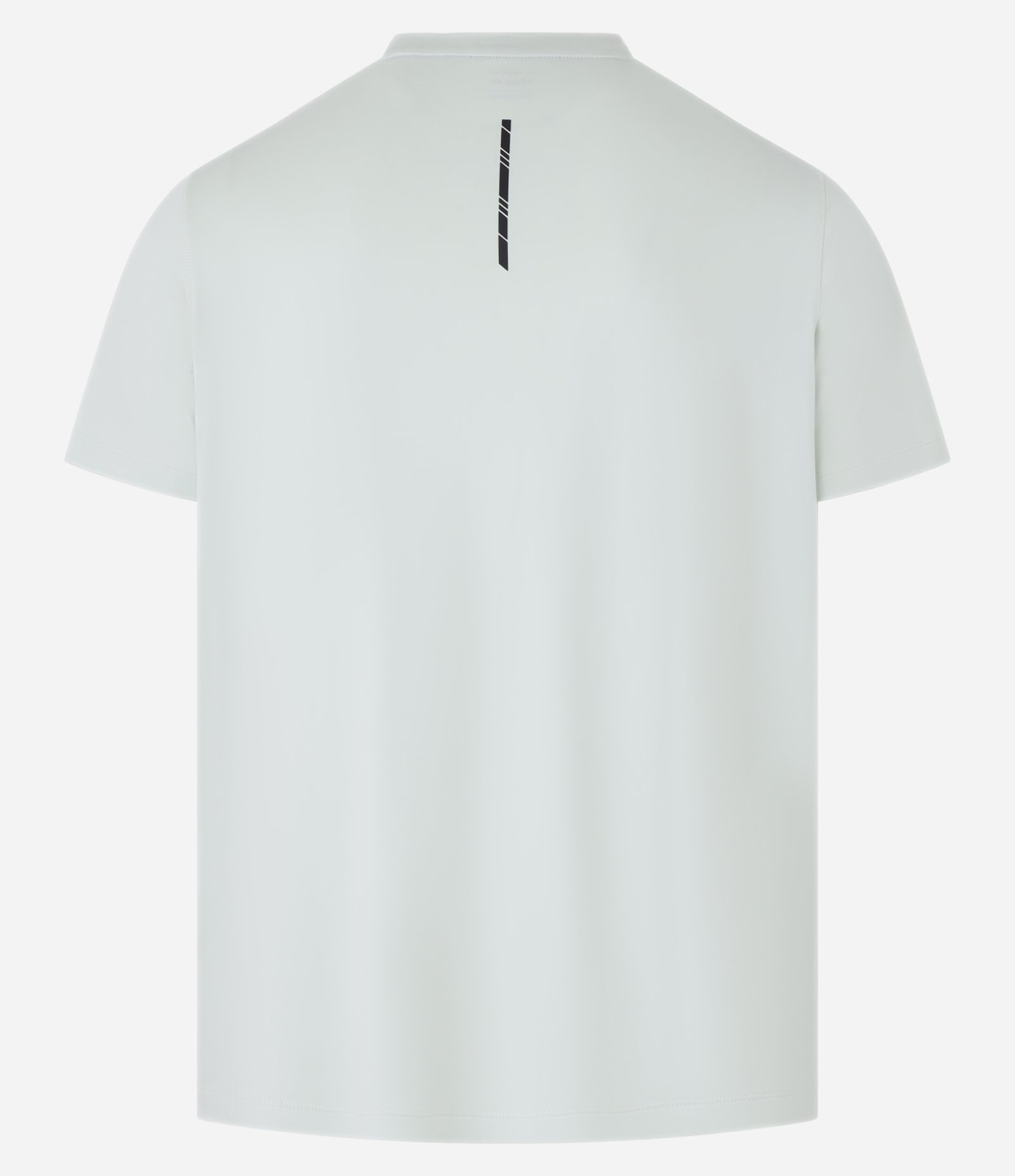 Camiseta Regular Esportiva em Tecnologia Dry com Etiqueta na Barra Azul Esverado 9