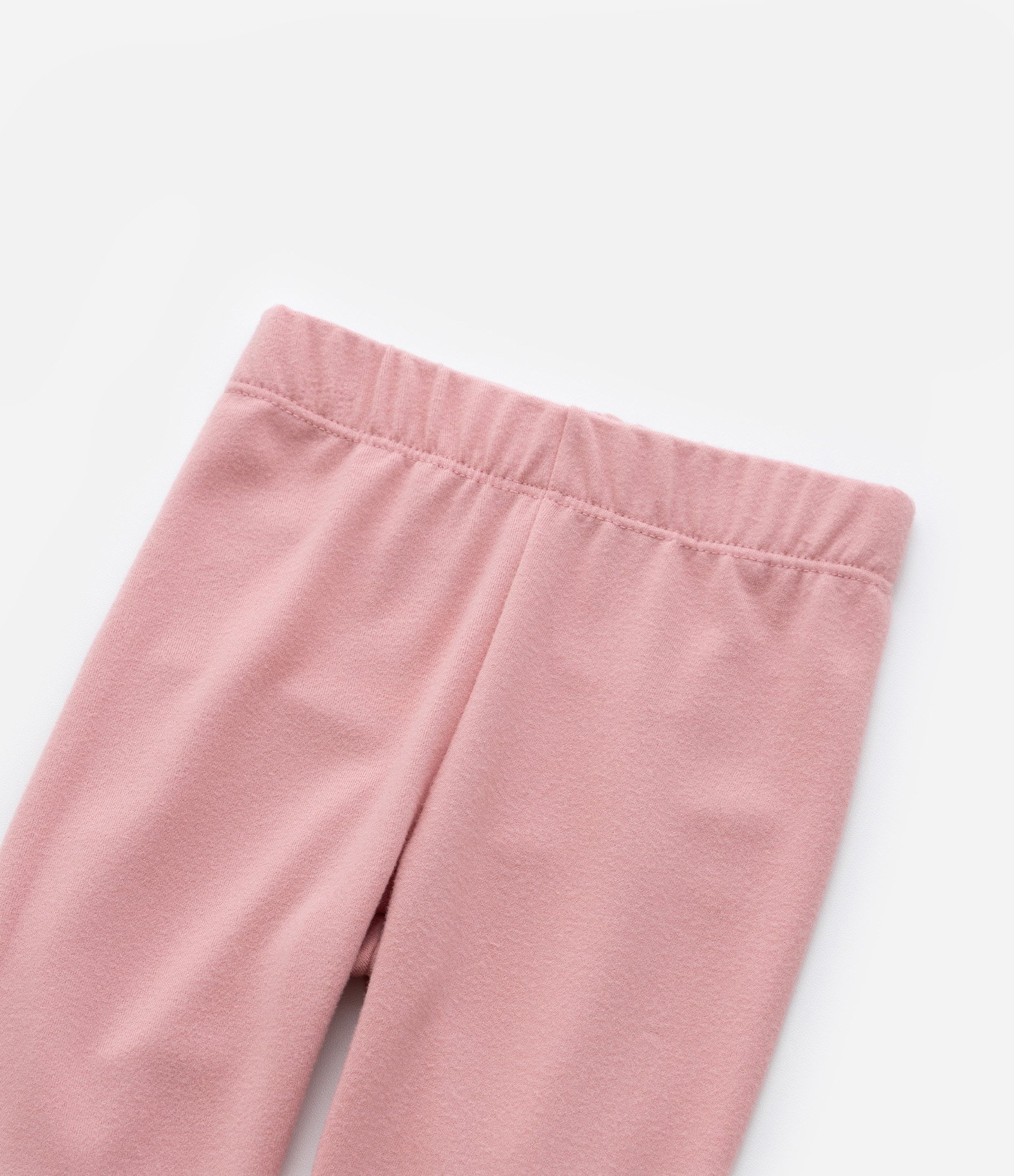Calça Legging Infantil em Malha Térmica - Tam 1 a 5 Anos Rosa 4