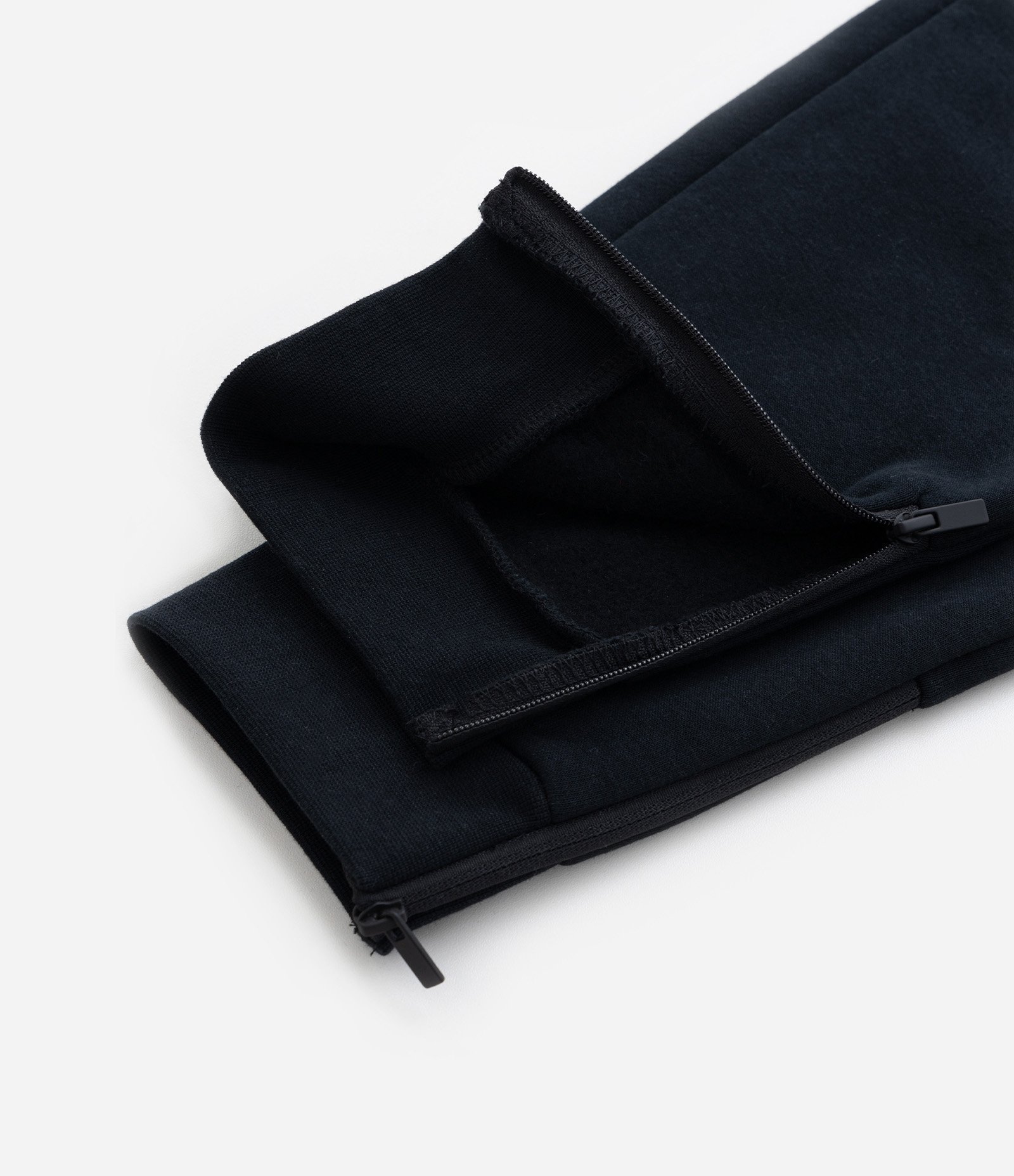 Calça Infantil com Recortes Zíper na Barra - Tam 5 a 14 Anos Preto 7