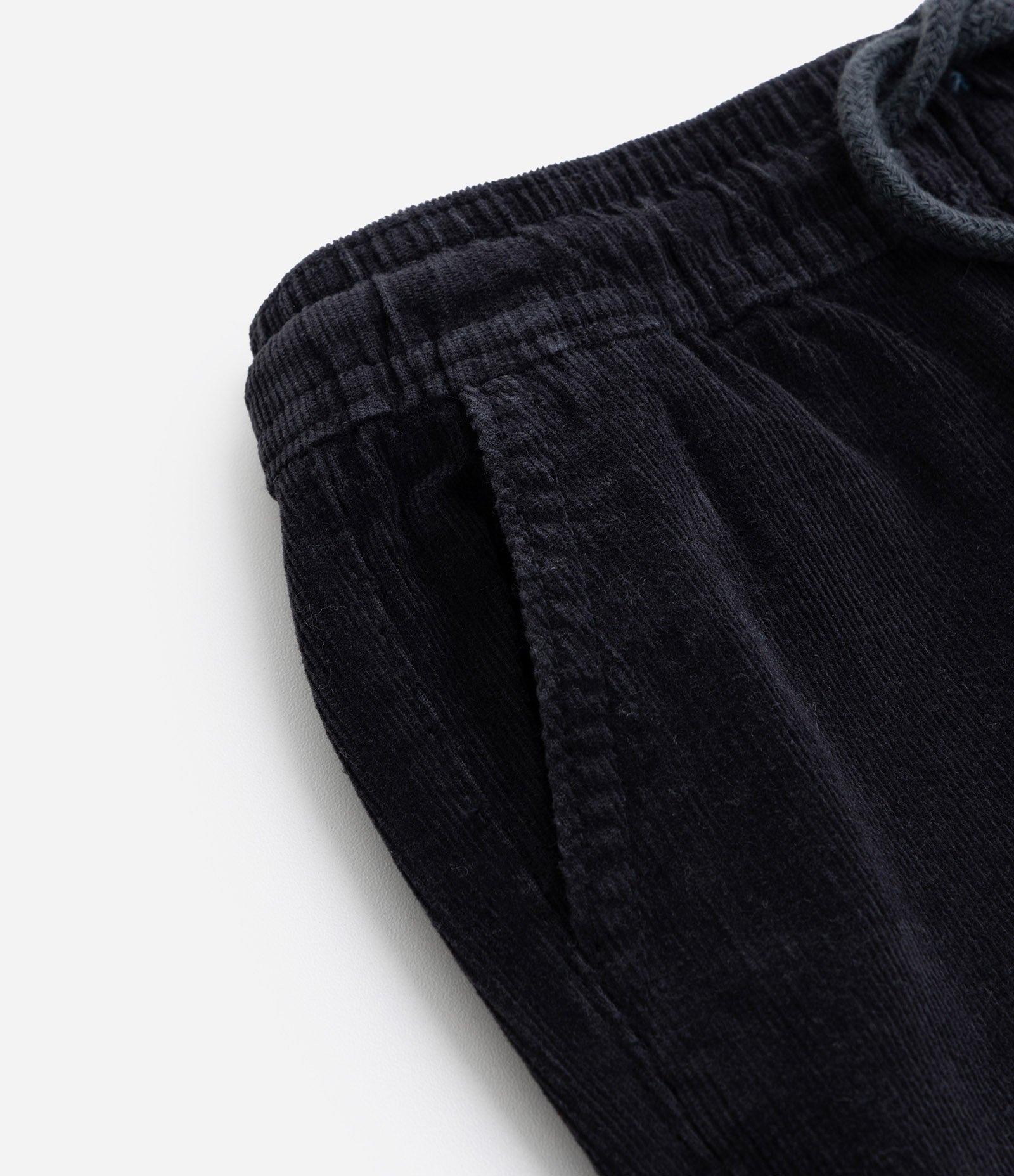 Calça Reta Infantil em Veludo com Amarração no Cós - Tam 1 a 5 anos Preto 4