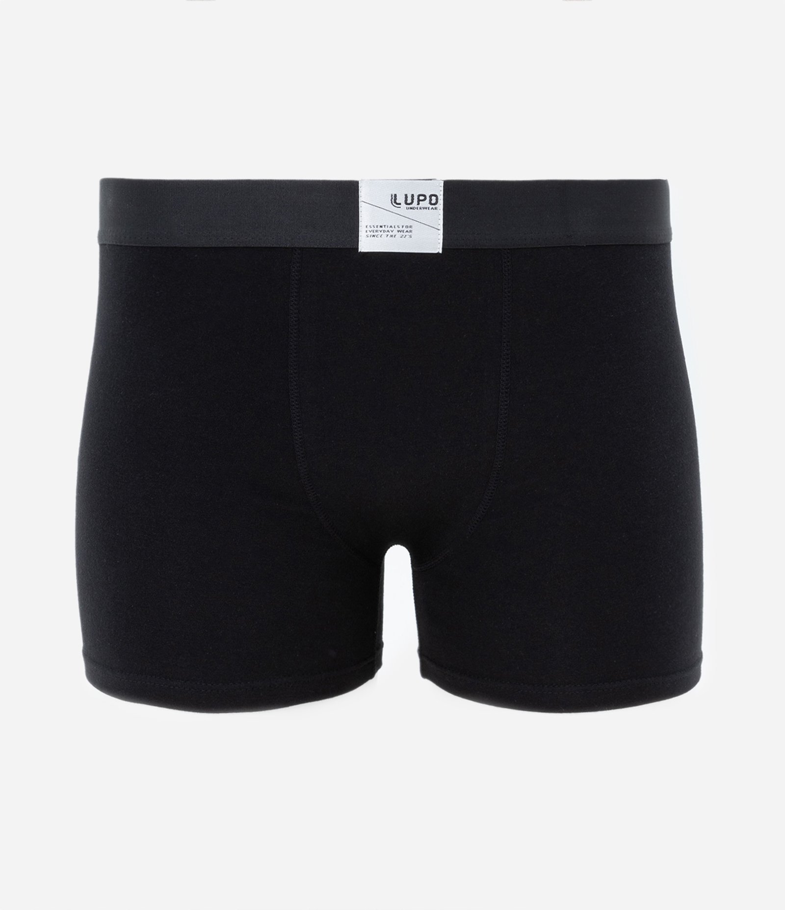 Cueca Boxer em Algodão com Detalhe Lupo Preto 1
