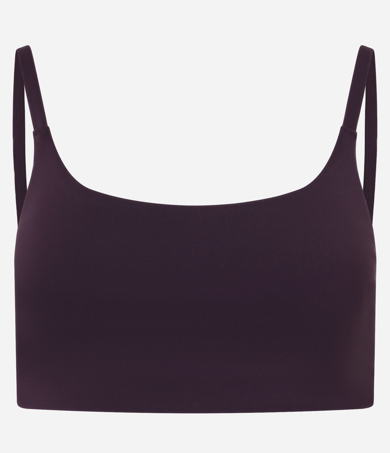 Top Esportivo em Poliamida com Alças Finas Vinho 4