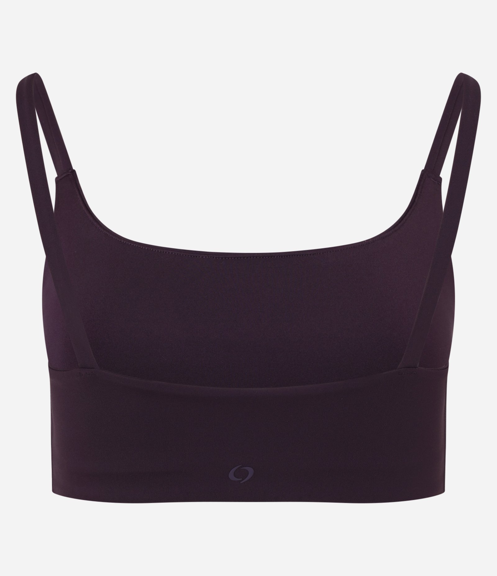 Top Esportivo em Poliamida com Alças Finas Vinho 5
