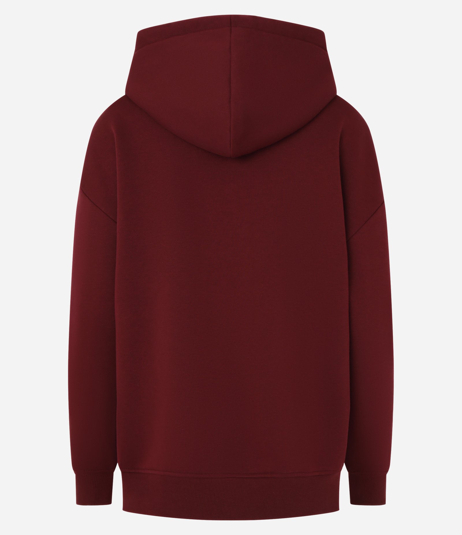 Moletom com Forro Fleece e Estampa de Ursinho com Bolso Canguru Bordô 7