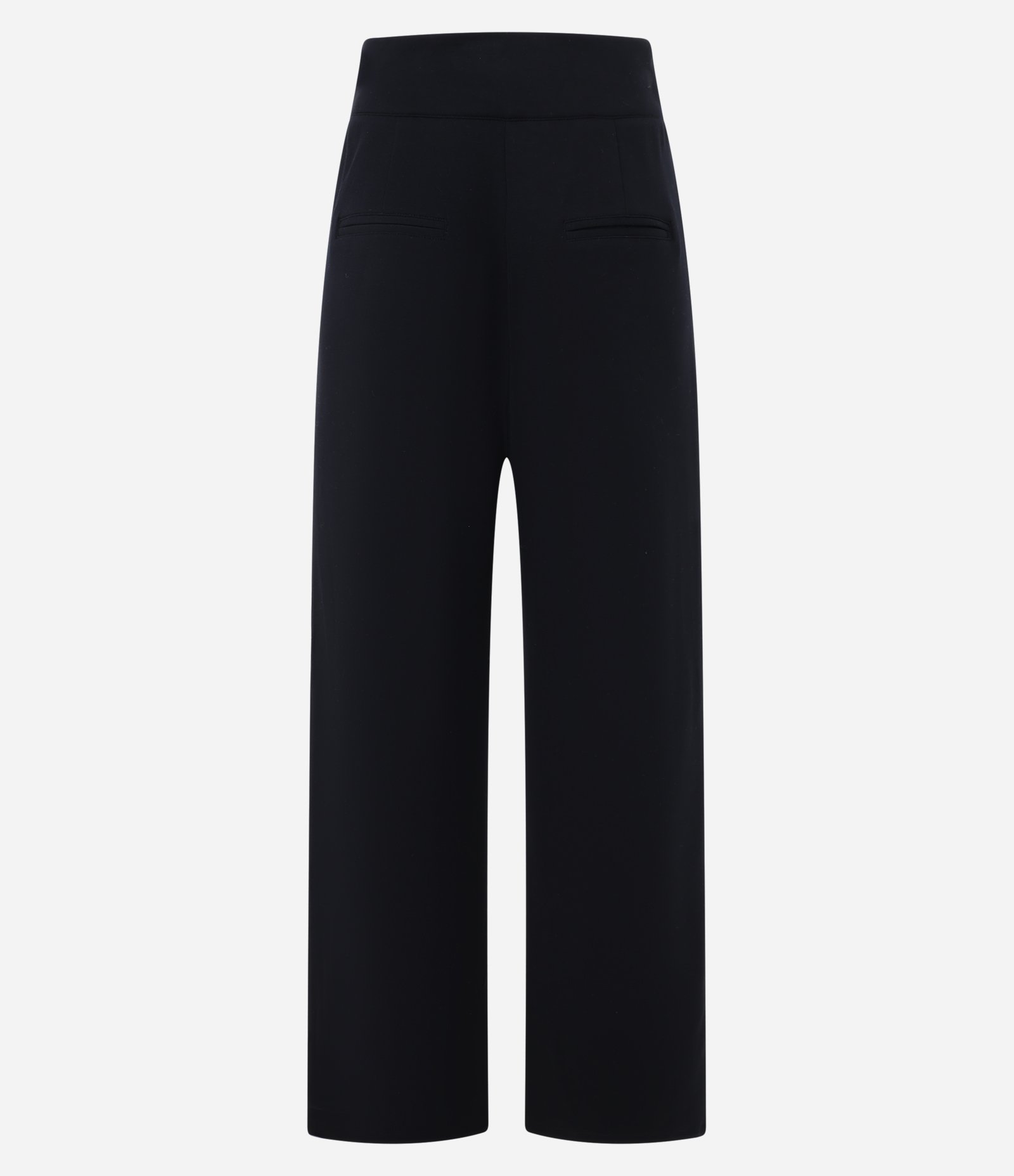 Calça Reta em Moletom com Modal e Viés Contrastante Preto 7