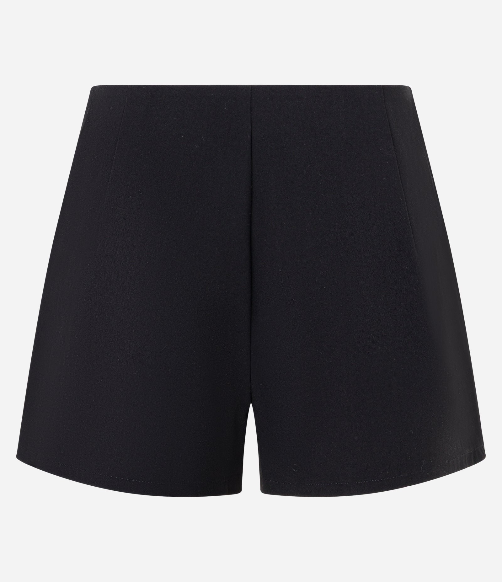 Short Saia em Alfaiataria com Cintinho de Pu e Fivela Preto 8