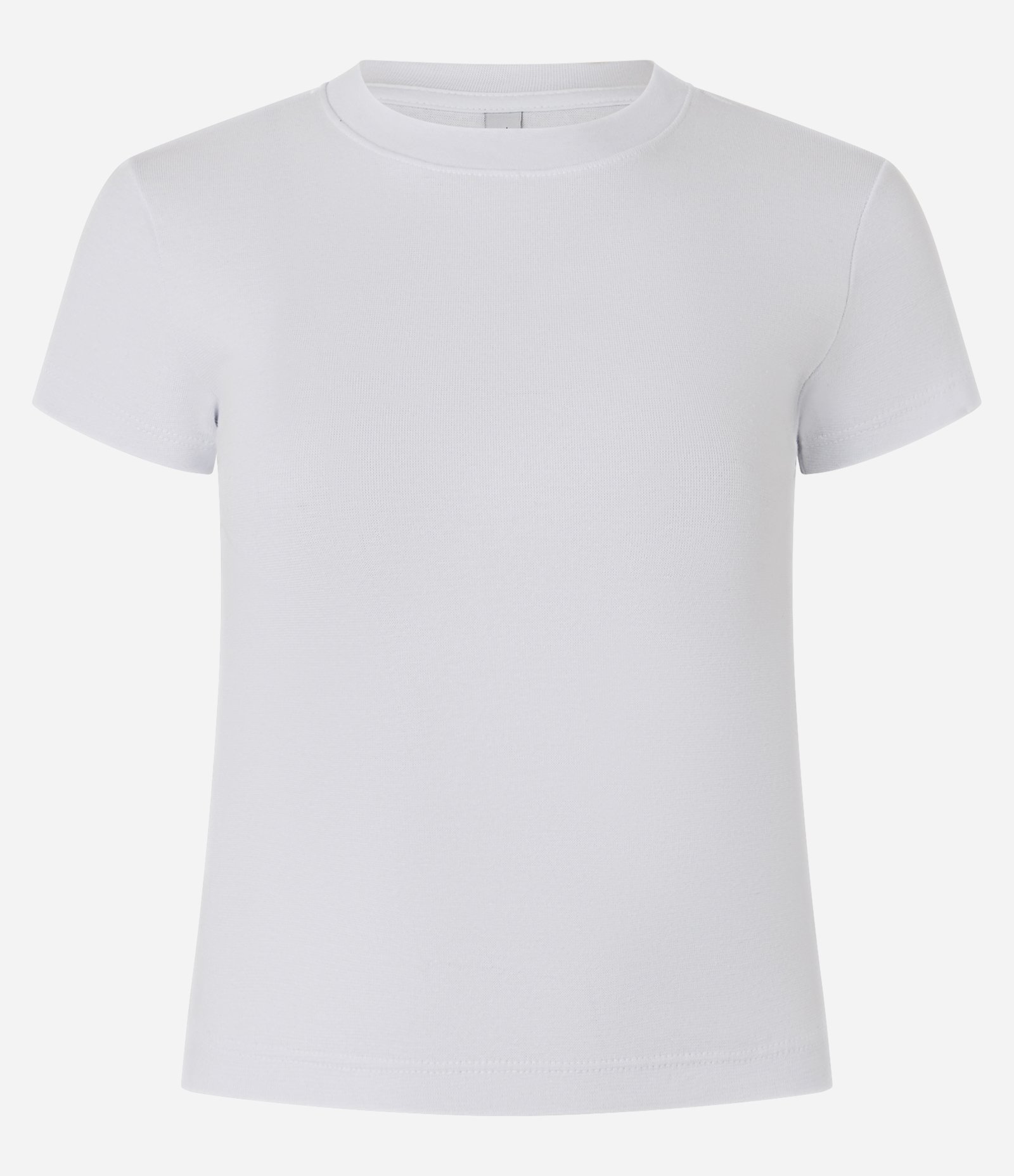 Blusa Básica Justinha e Alongada em Ribana Branco 4