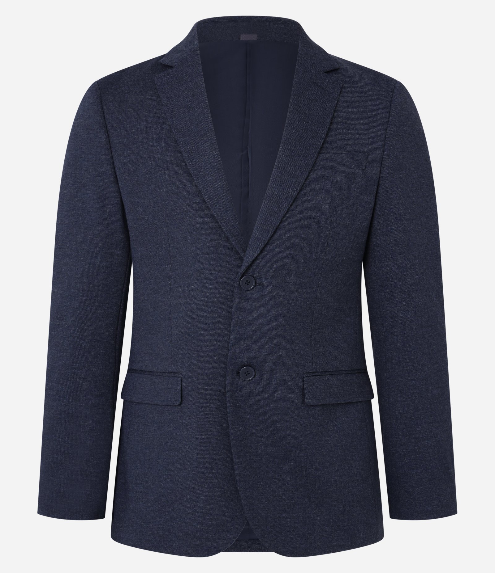 Paletó Alfaiatado em Viscose com Elastano Azul Marinho 6
