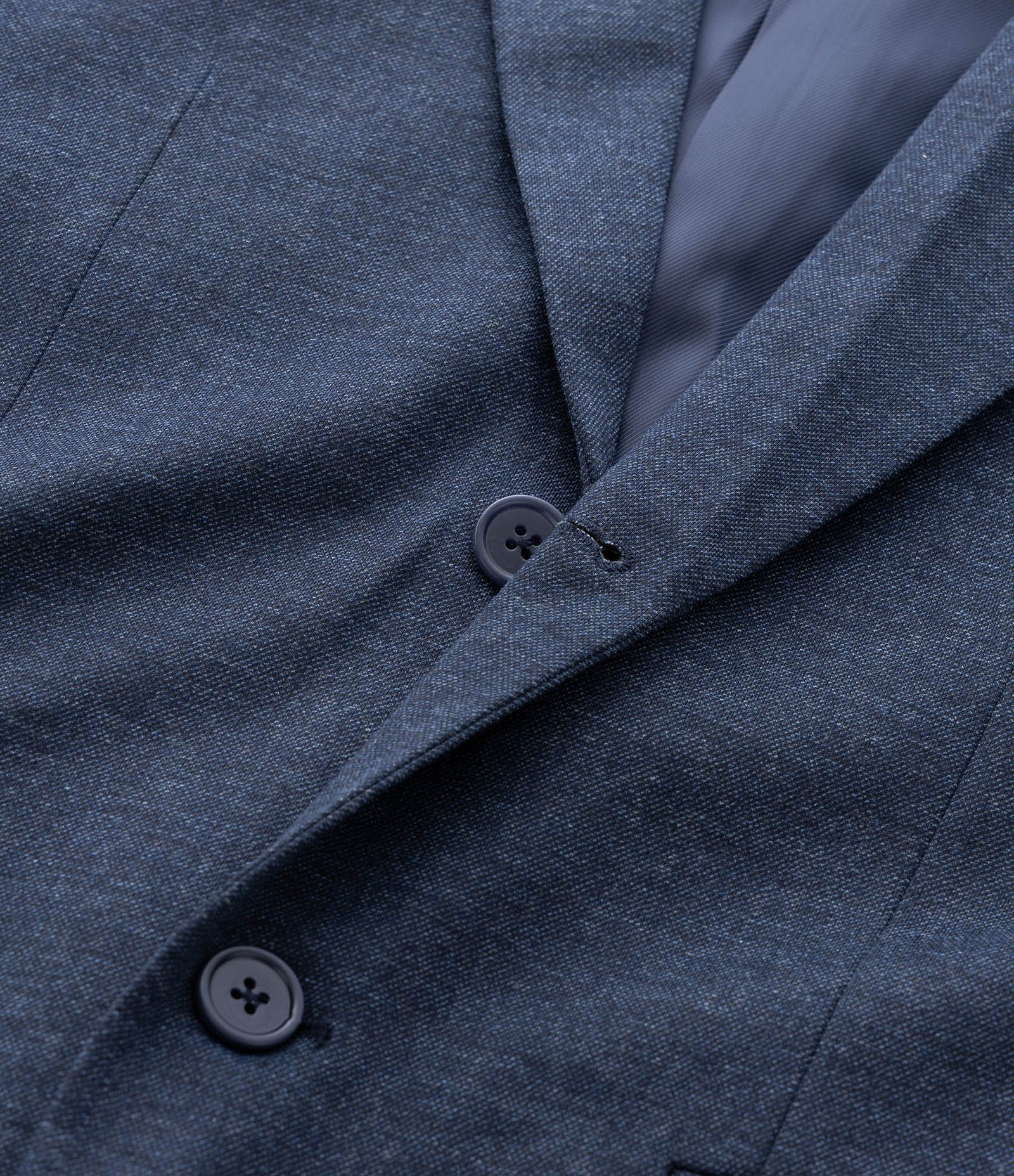 Paletó Alfaiatado em Viscose com Elastano Azul Marinho 10